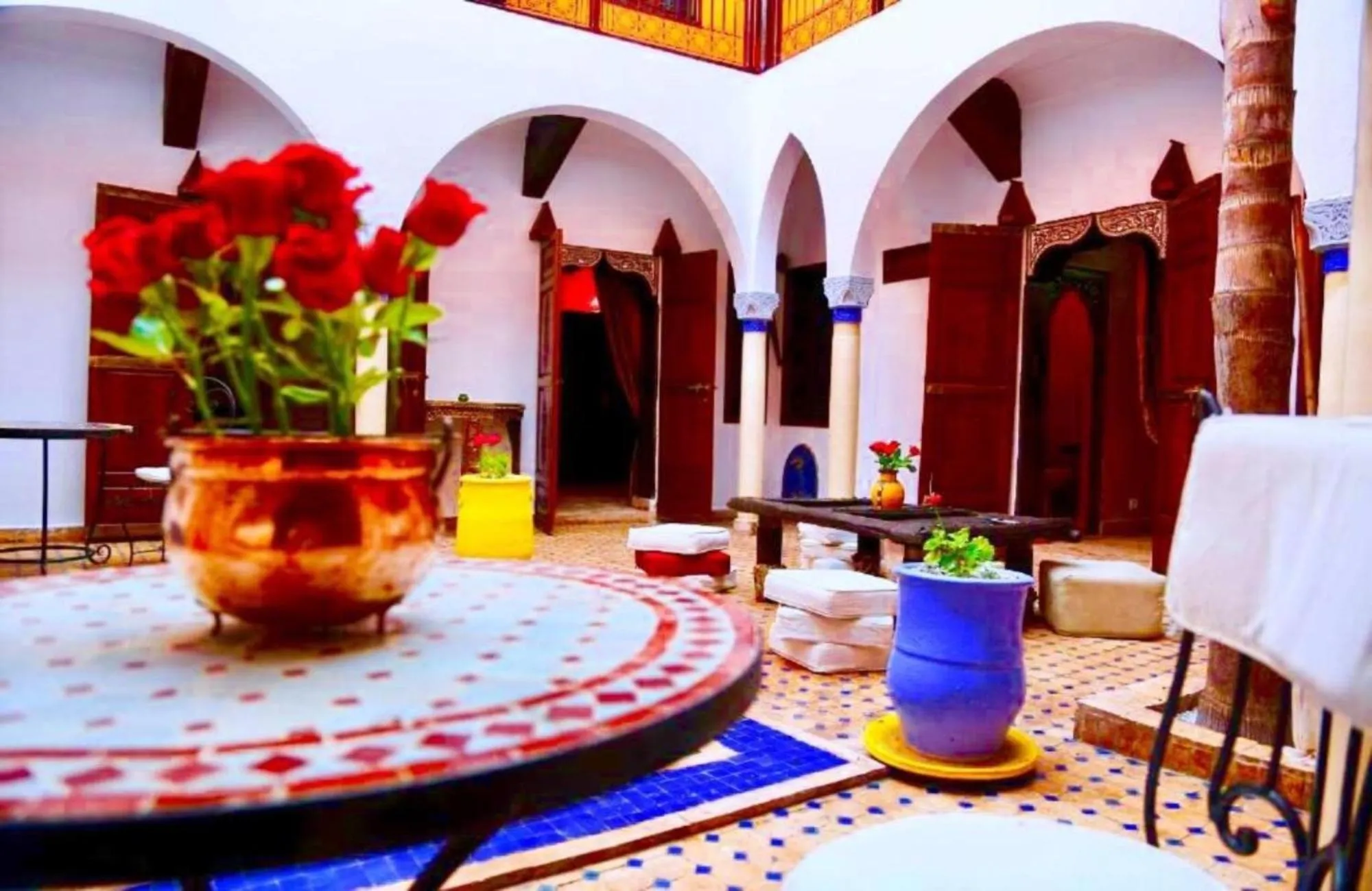 Patio in Riad Rêve d Antan