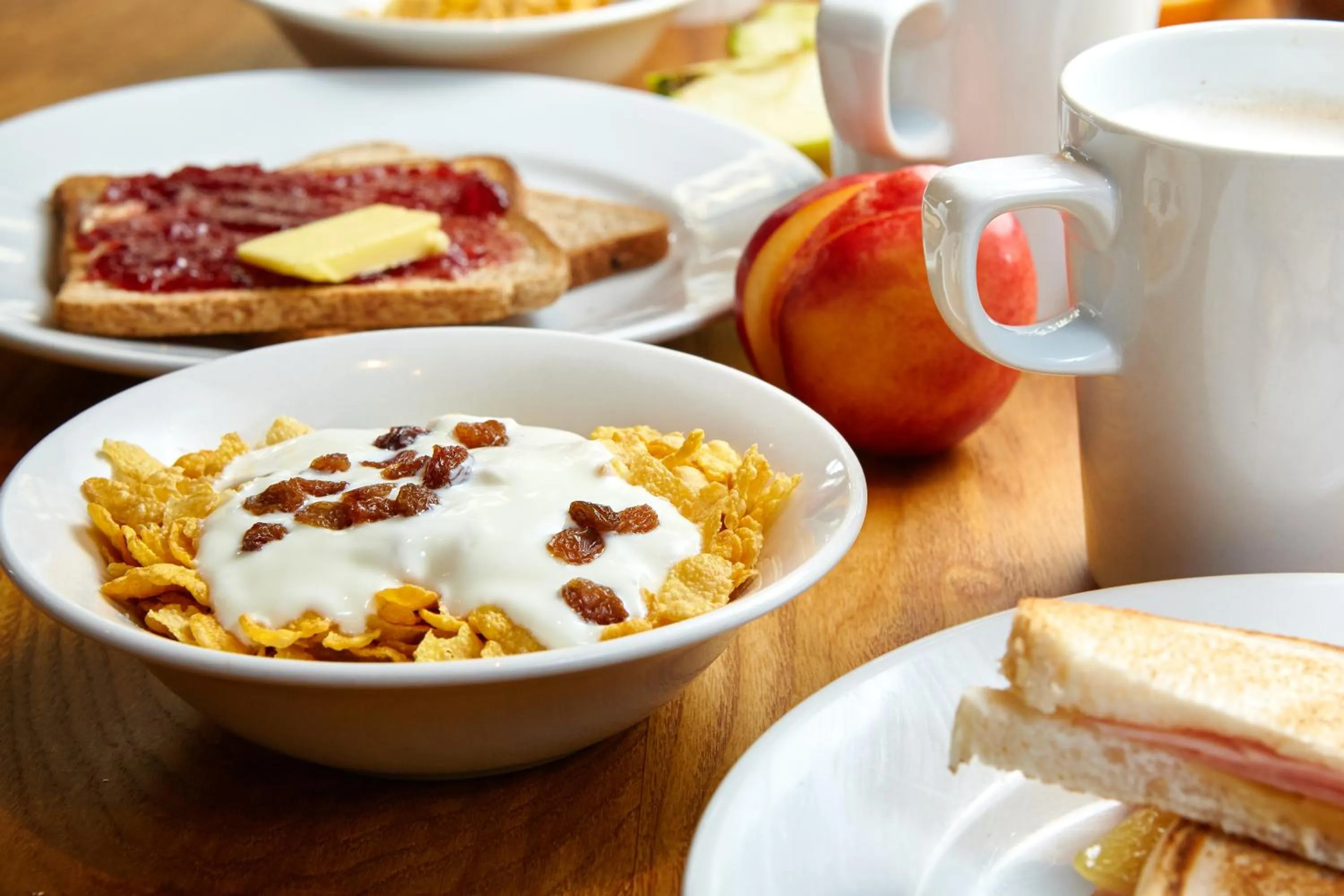 Buffet breakfast in St Christopher's Inn London Bridge - The Village