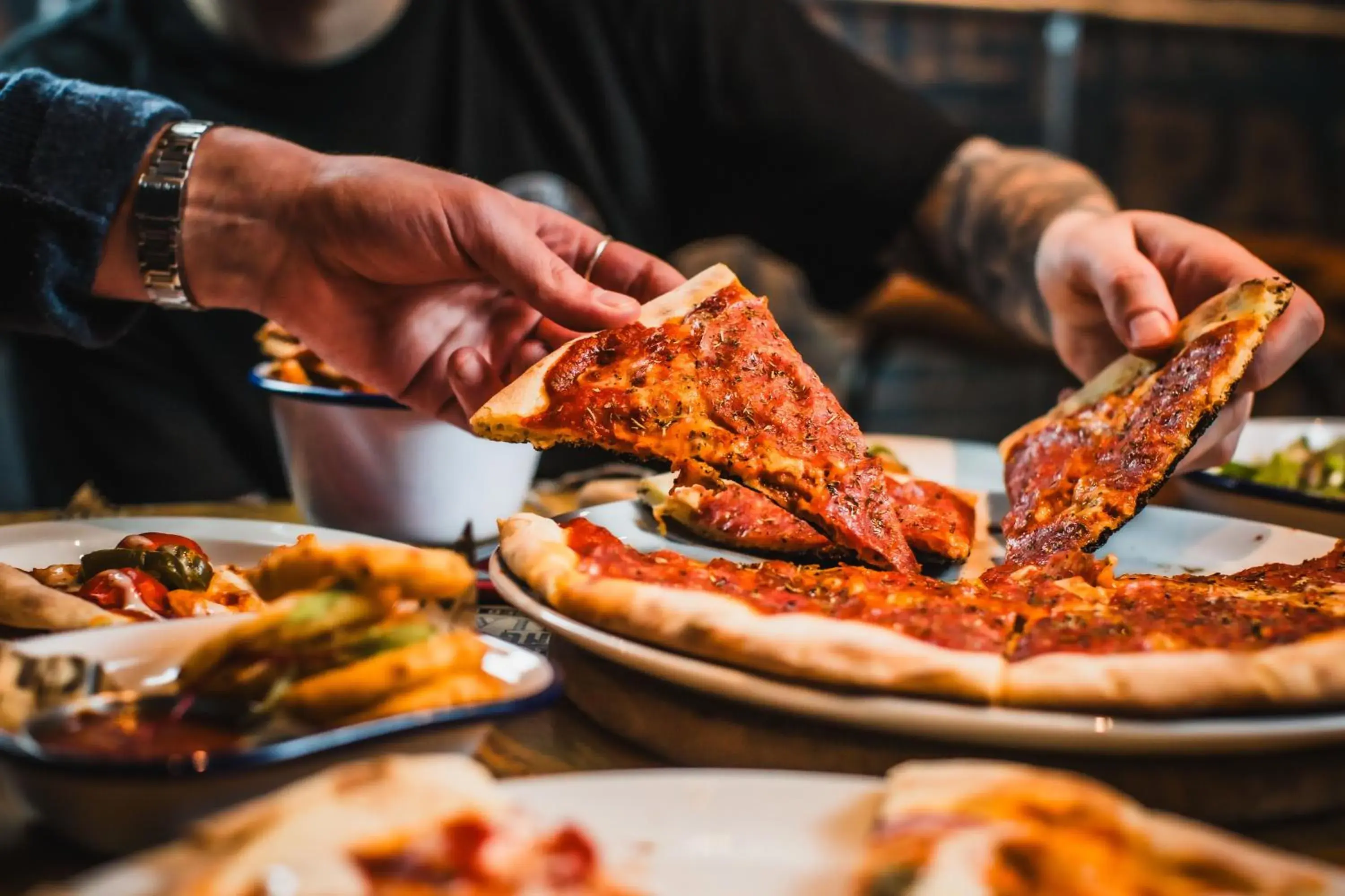 Food close-up in St Christopher's Inn Village - London Bridge Food close-up in St Christopher's Inn Village - London Bridge