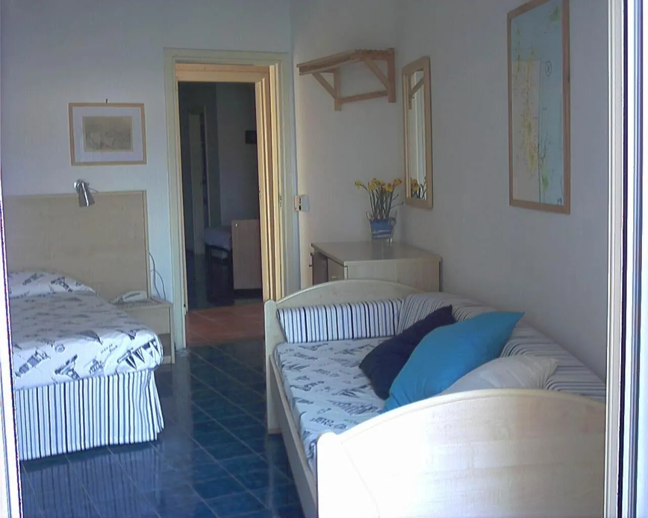 Bedroom, Bed in Hotel La Baia