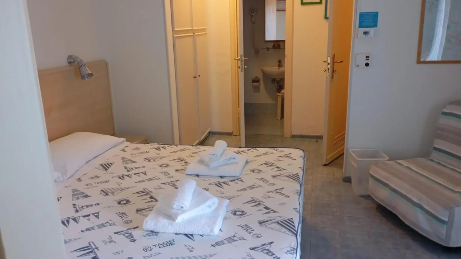 Bed in Hotel La Baia