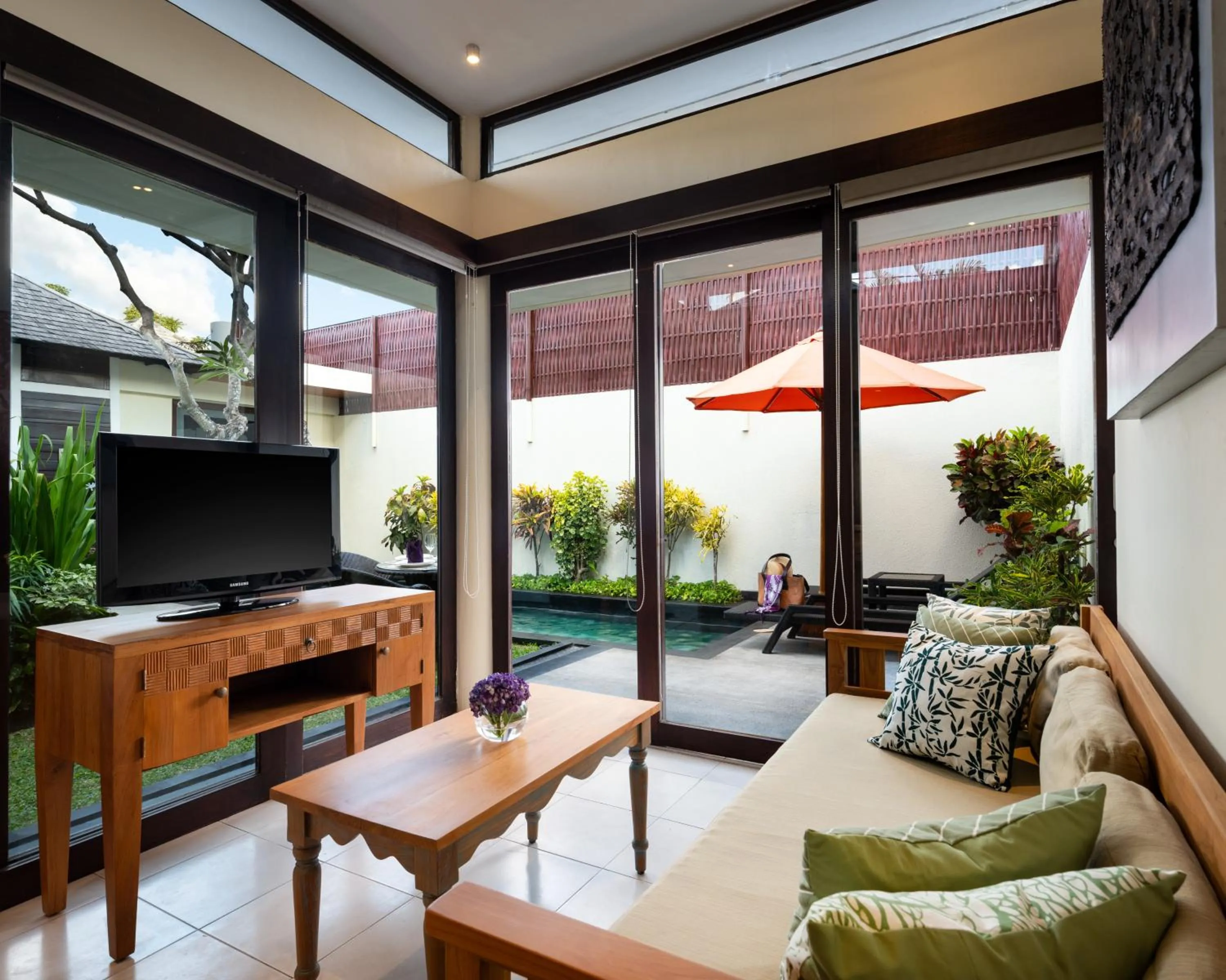 Communal lounge/ TV room in Avani Seminyak Bali Resort