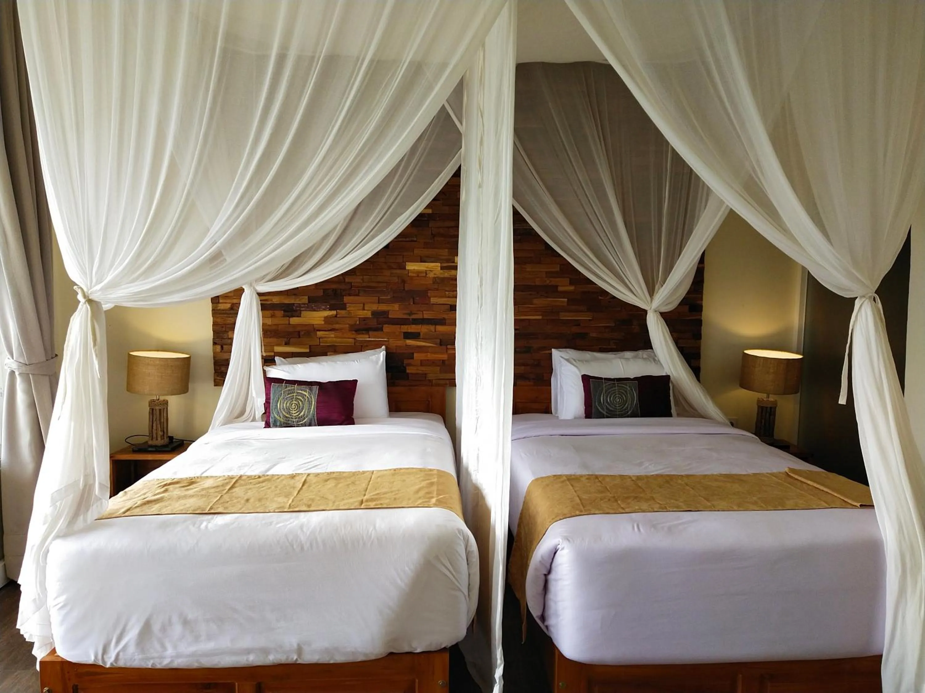Bed in Atres Sari Resort