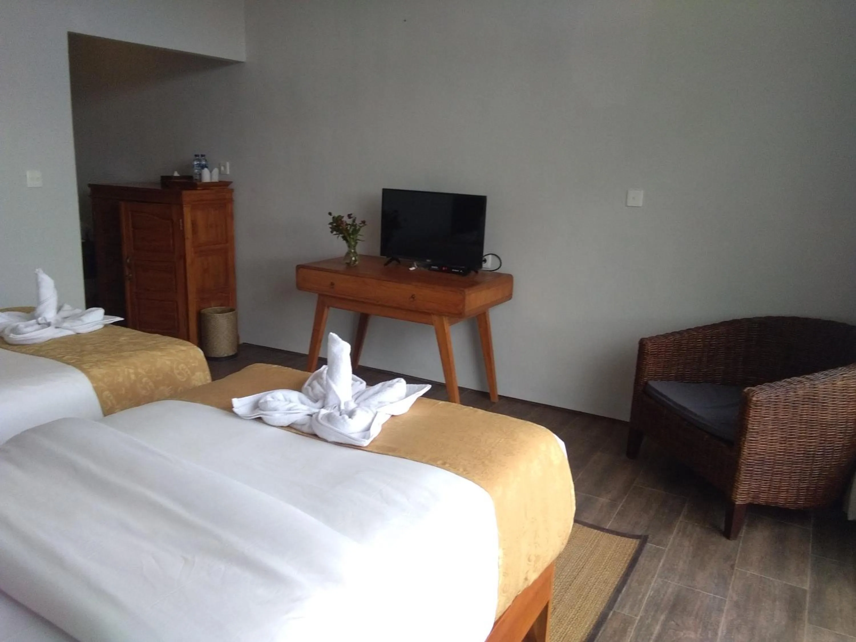 Bed in Atres Sari Resort