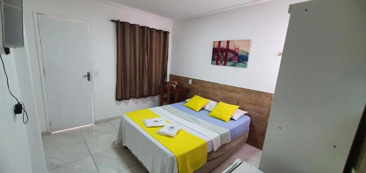 Bedroom, Bed in Pousada Águas Douradas