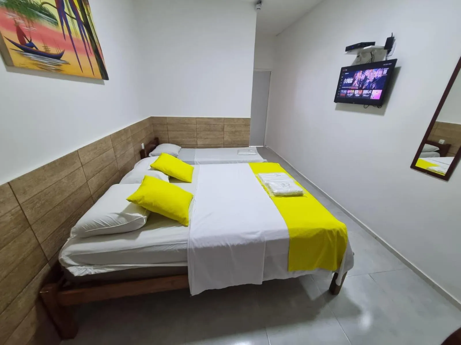 Bedroom, Bed in Pousada Águas Douradas