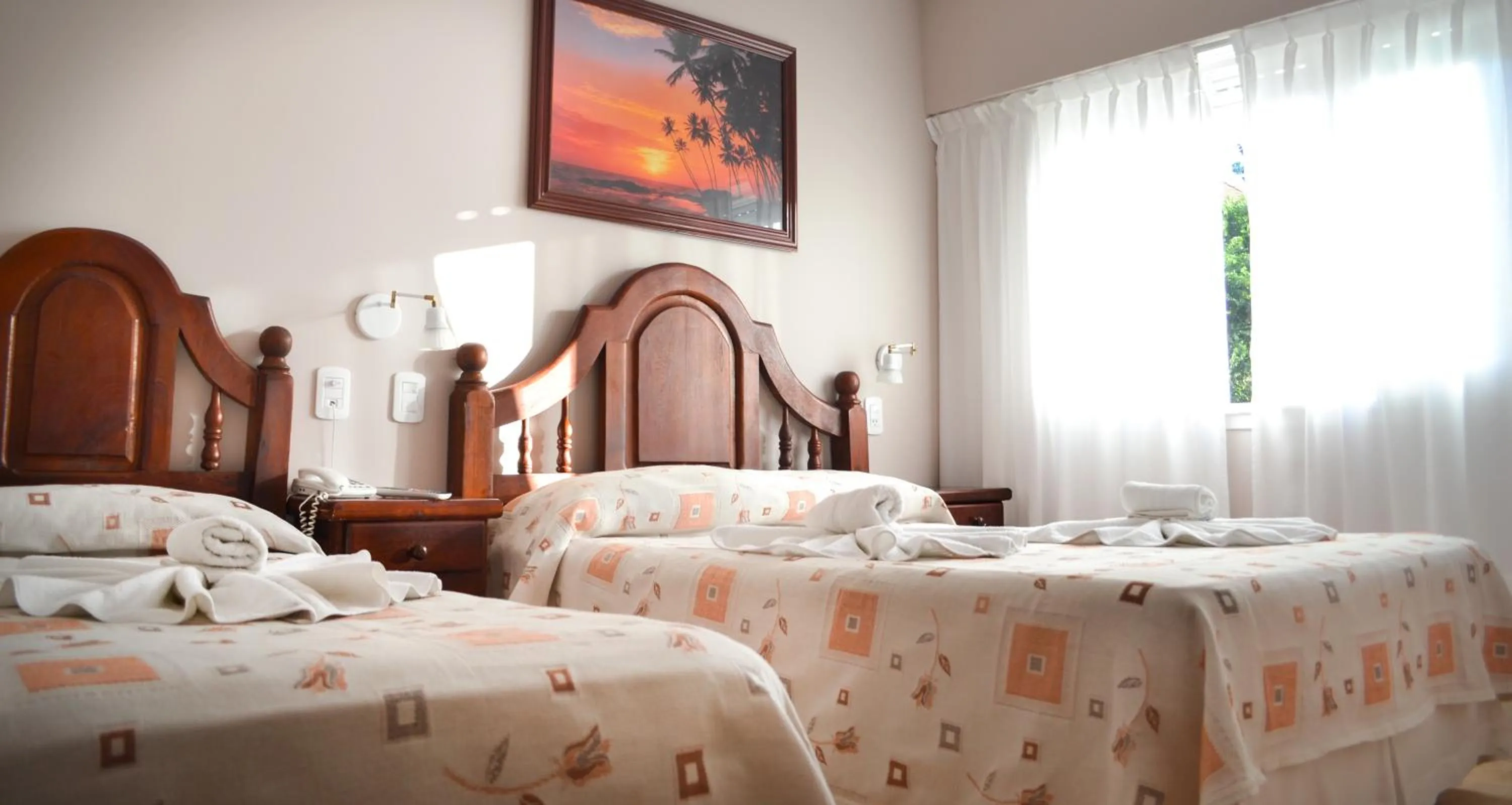 Bed in Hotel Rideamus