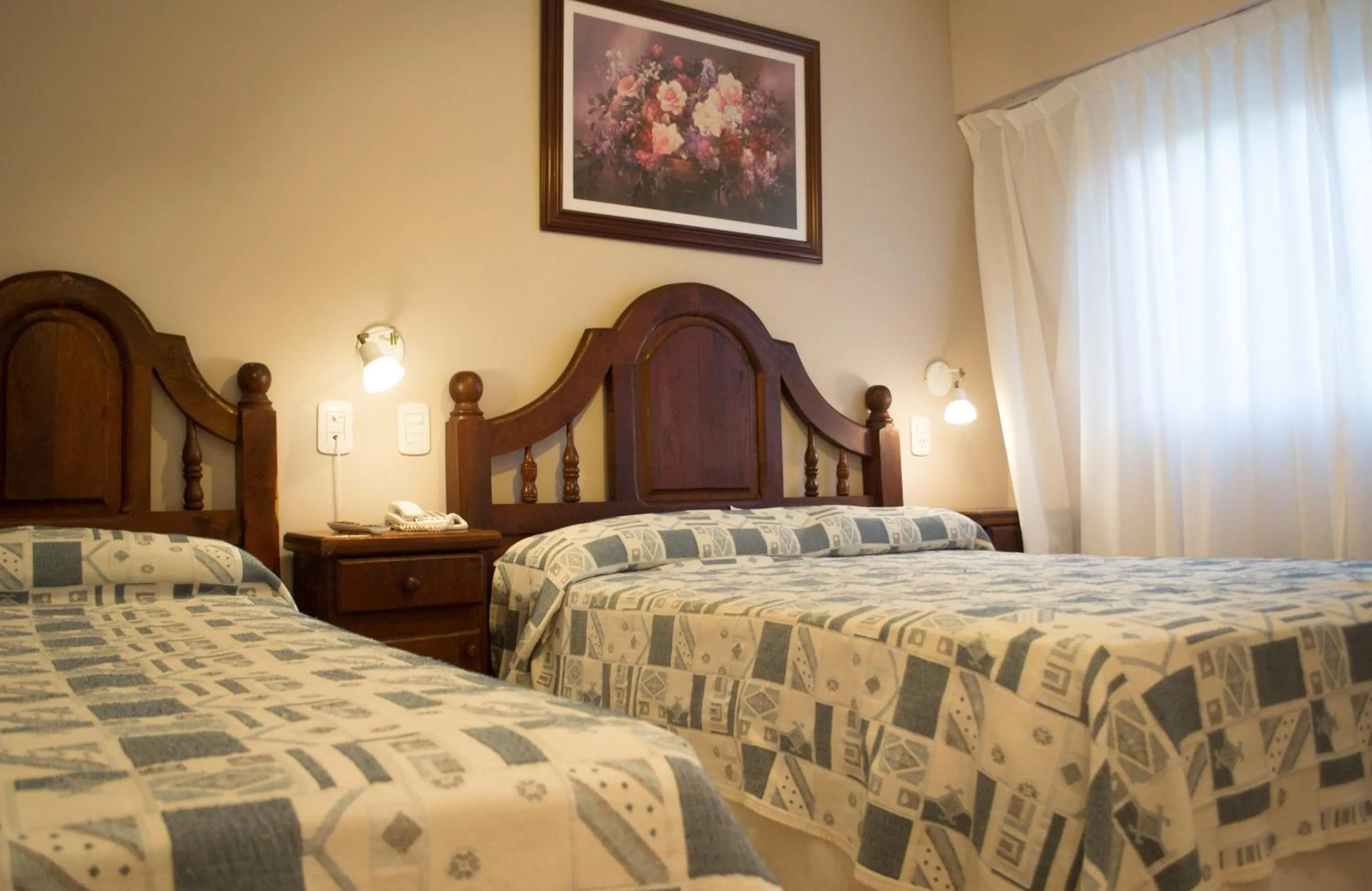 Bed in Hotel Rideamus