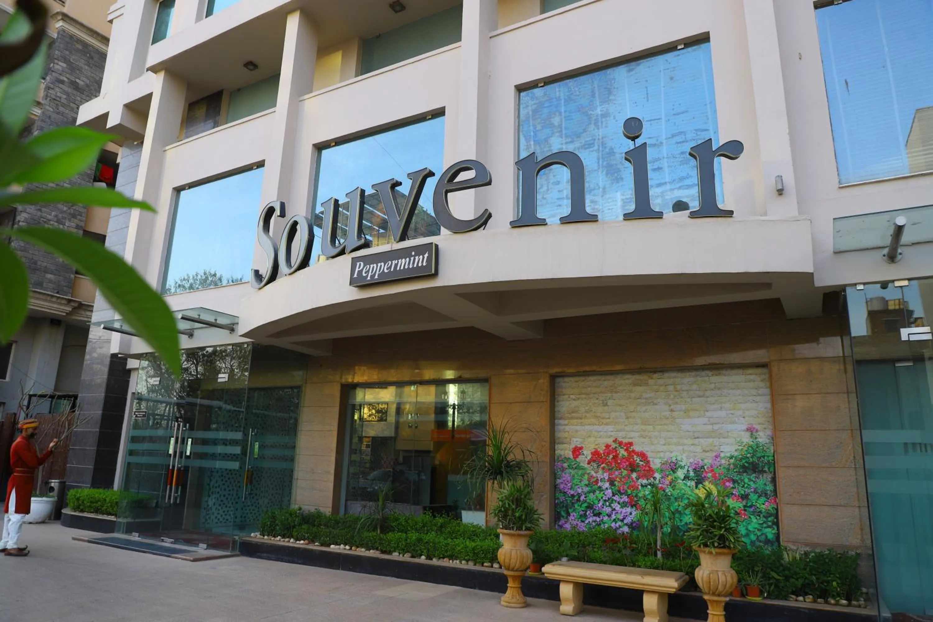 Property building in souvenir peppermint hotel