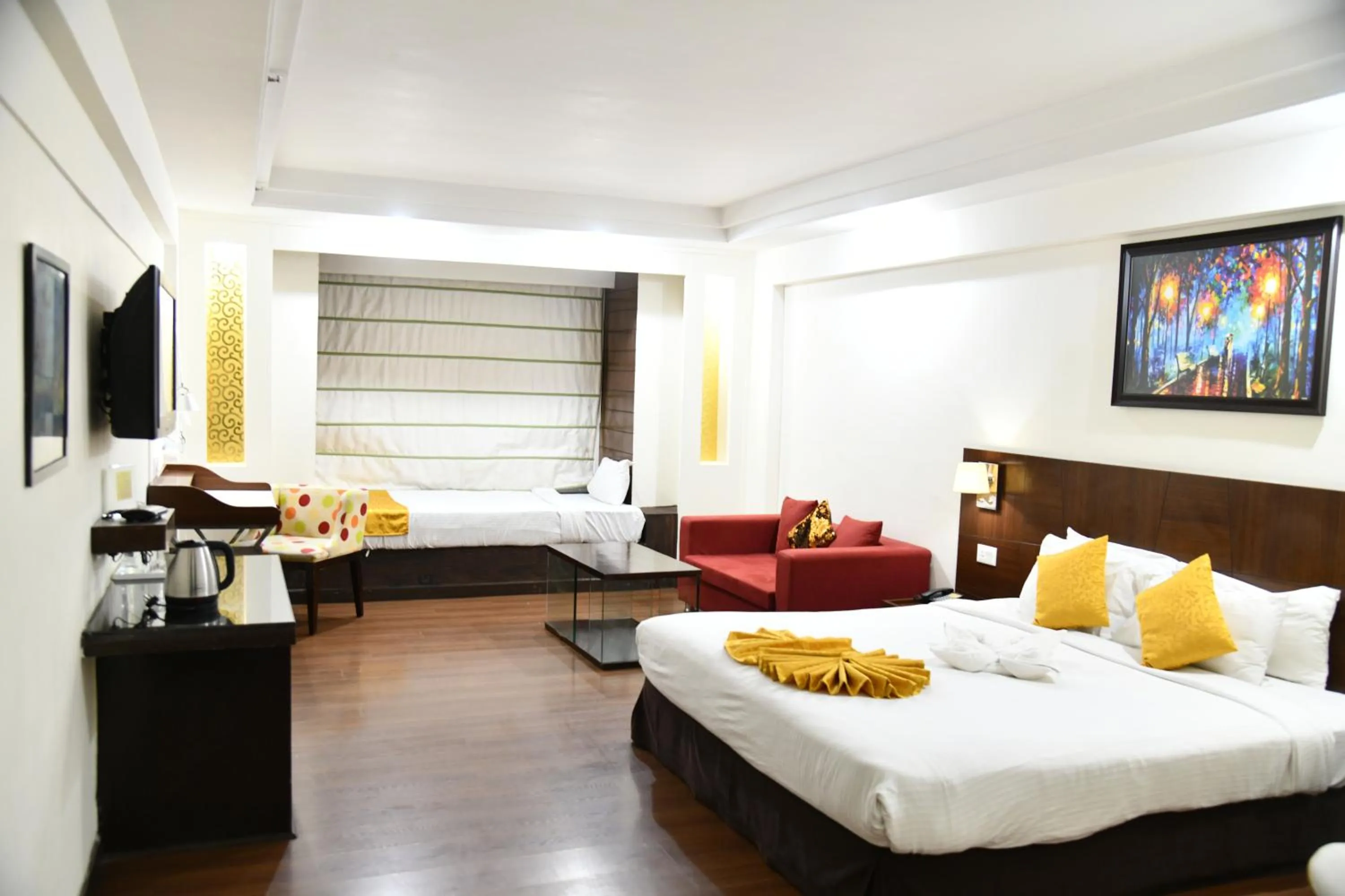 Bed in souvenir peppermint hotel