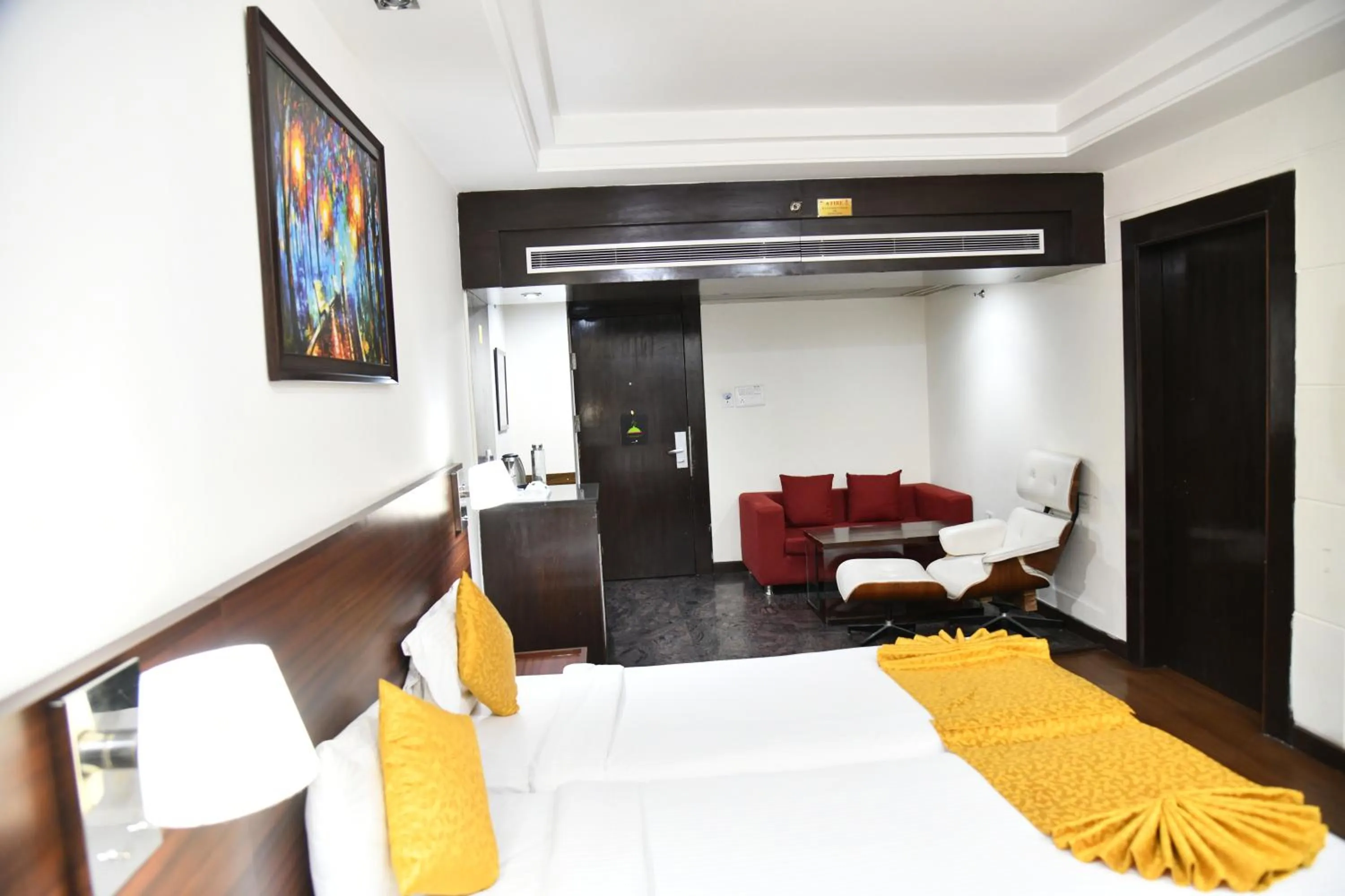 Bed in souvenir peppermint hotel