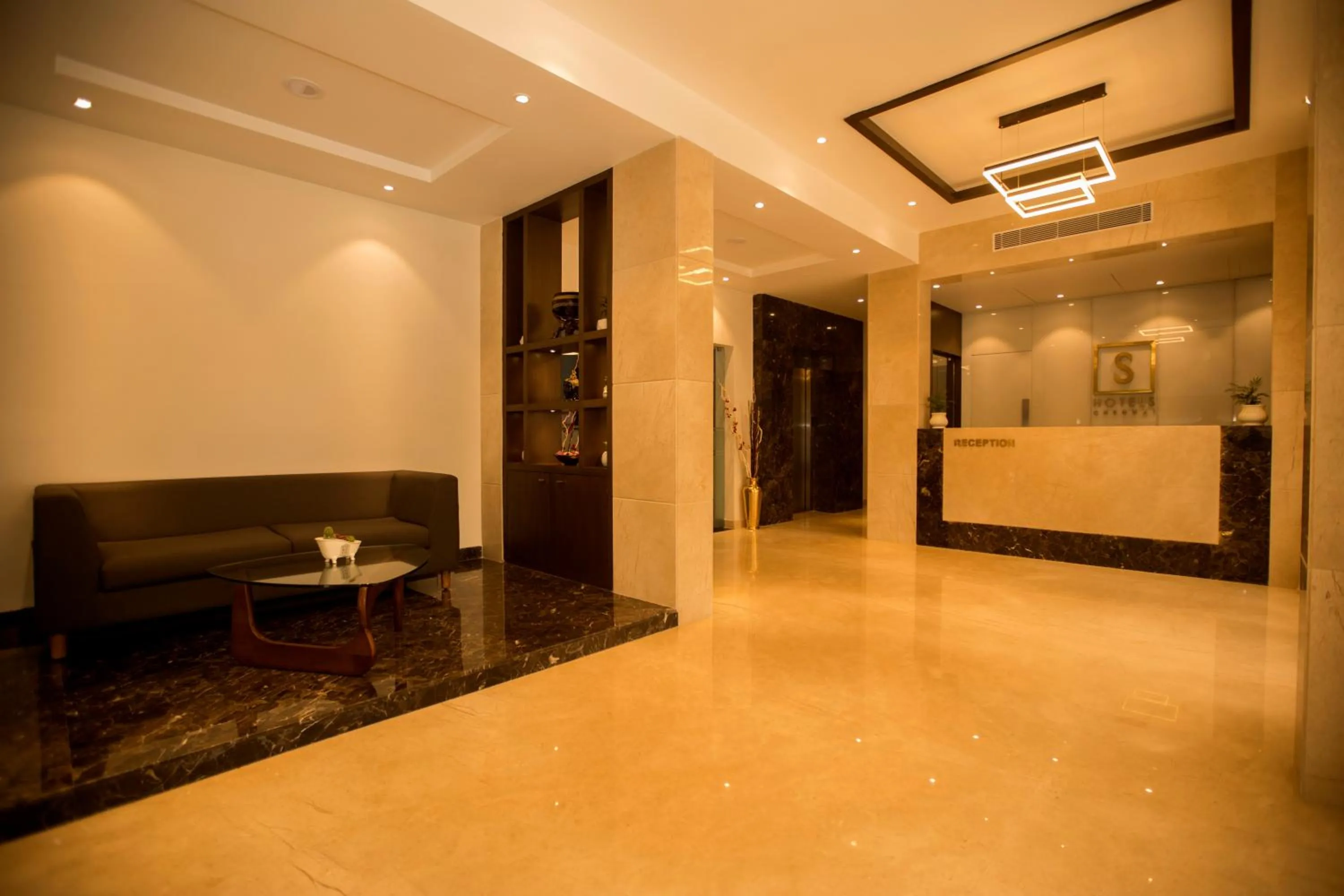 Lobby or reception in S Hotels Chennai