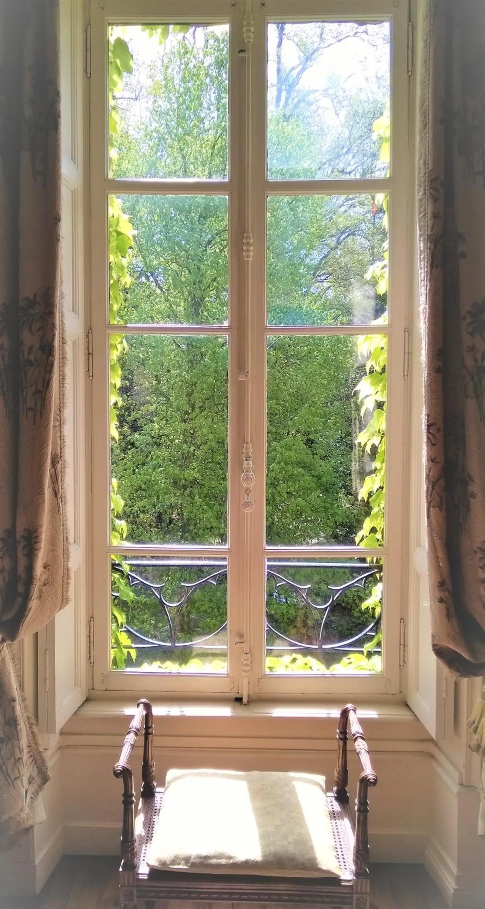 View (from property/room) in Château de la Vernède, la Grande Vernède