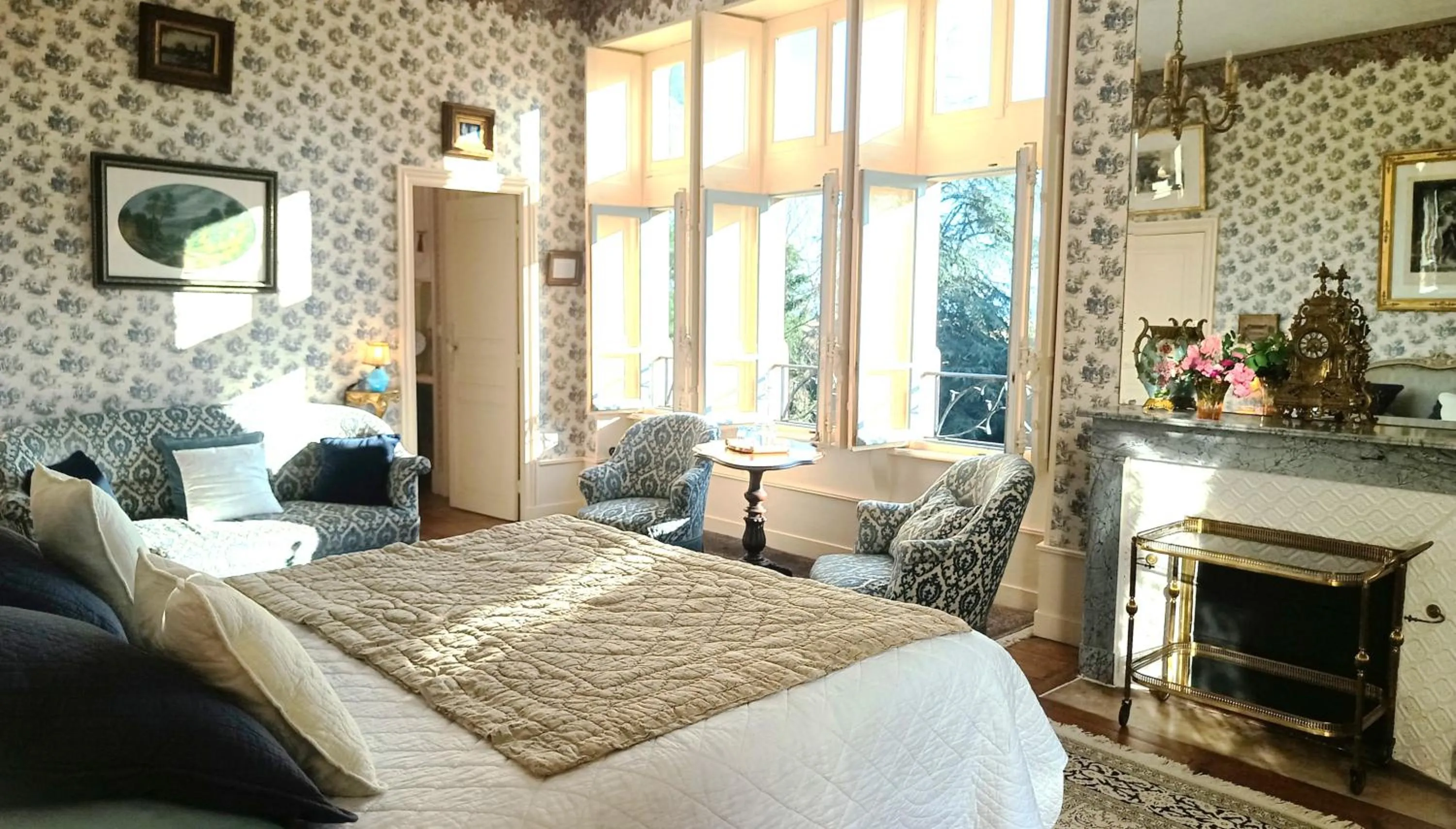 Photo of the whole room in Château de la Vernède, la Grande Vernède