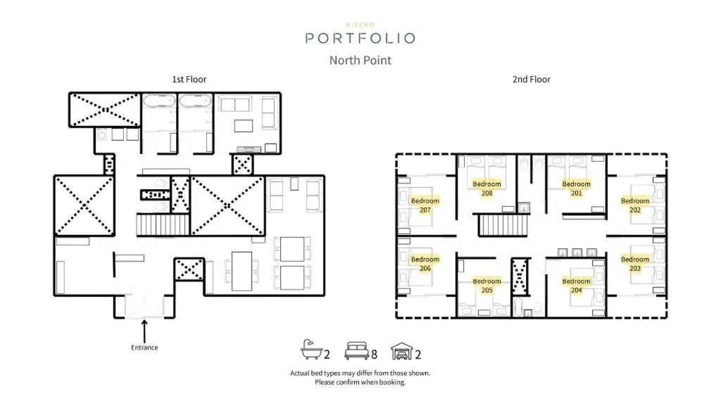 Floor plan in North Point