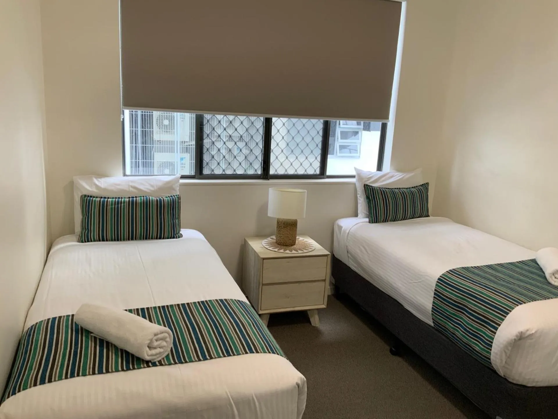 Bedroom, Bed in Meridian Alex Beach Apartments