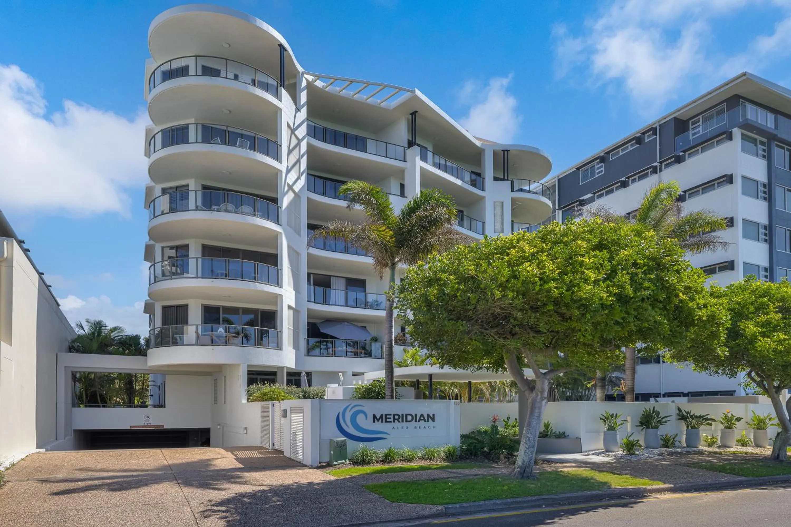 Property building in Meridian Alex Beach Apartments