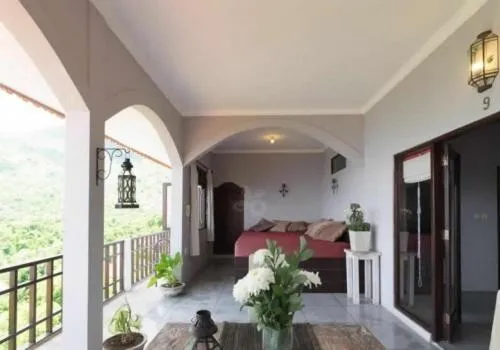 Living room, Bed in Baliku Dive Resort
