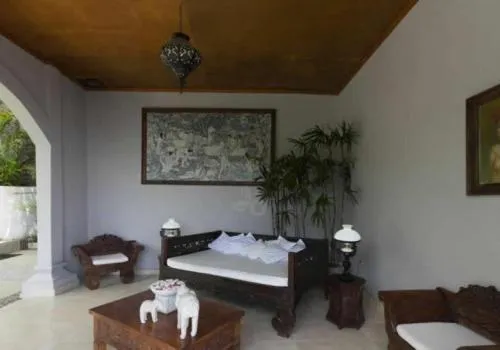 Bed in Baliku Dive Resort