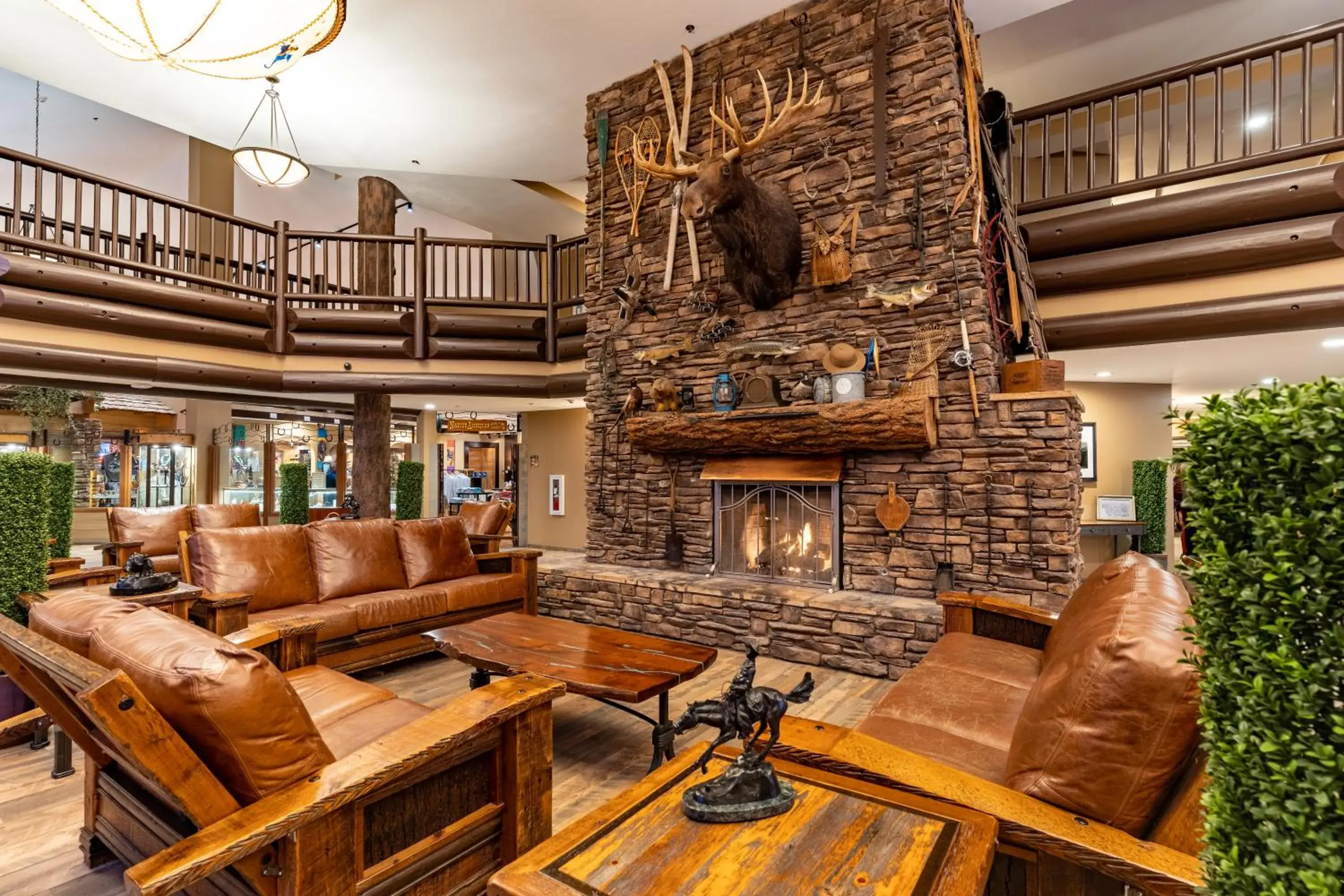 Lobby or reception in The Grand Hotel at the Grand Canyon Lobby or reception in The Grand Hotel at the Grand Canyon