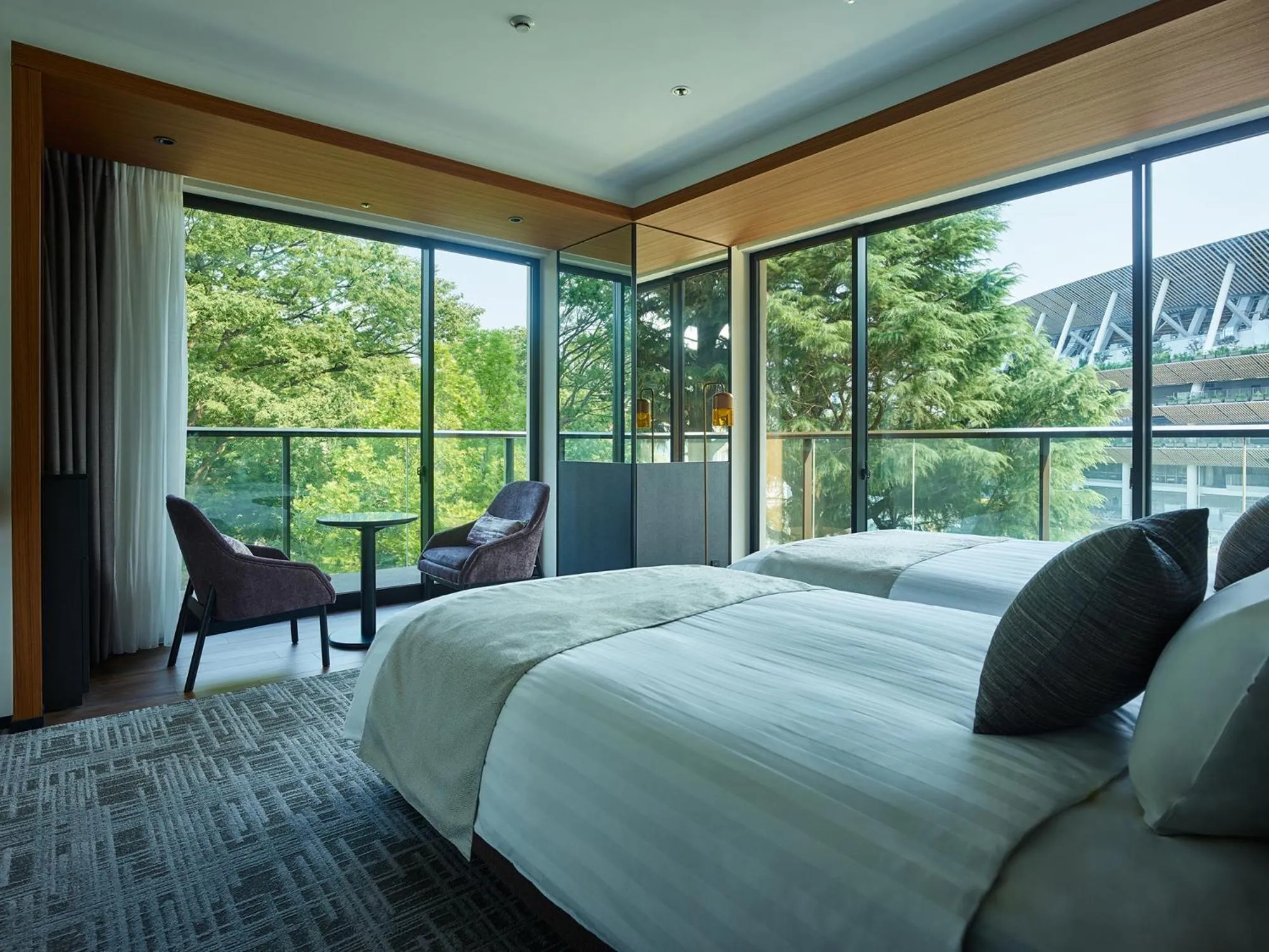 Deluxe Twin (with balcony) in Mitsui Garden Hotel Jingugaien Tokyo Premier