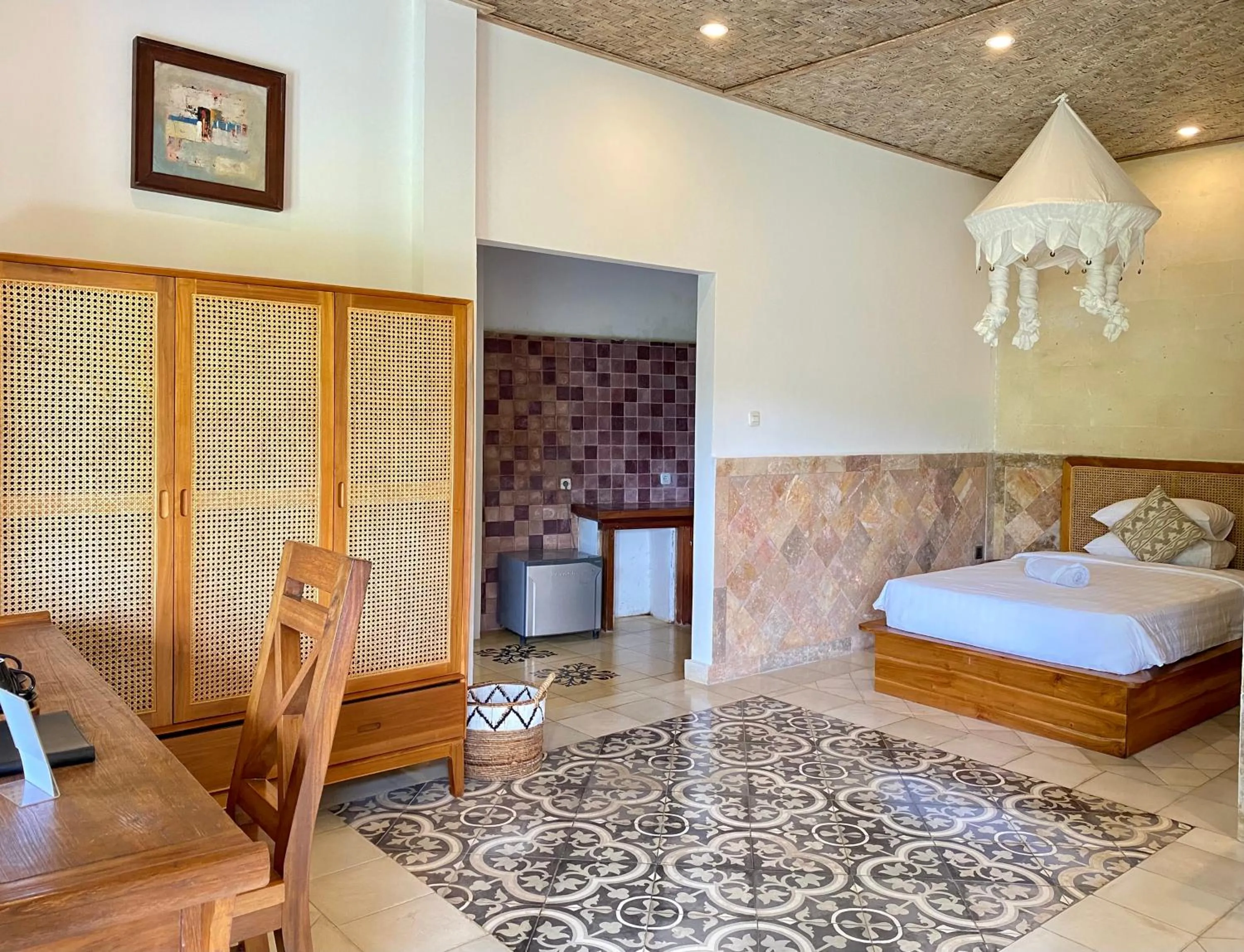 Bed in Abian Ayu Villa