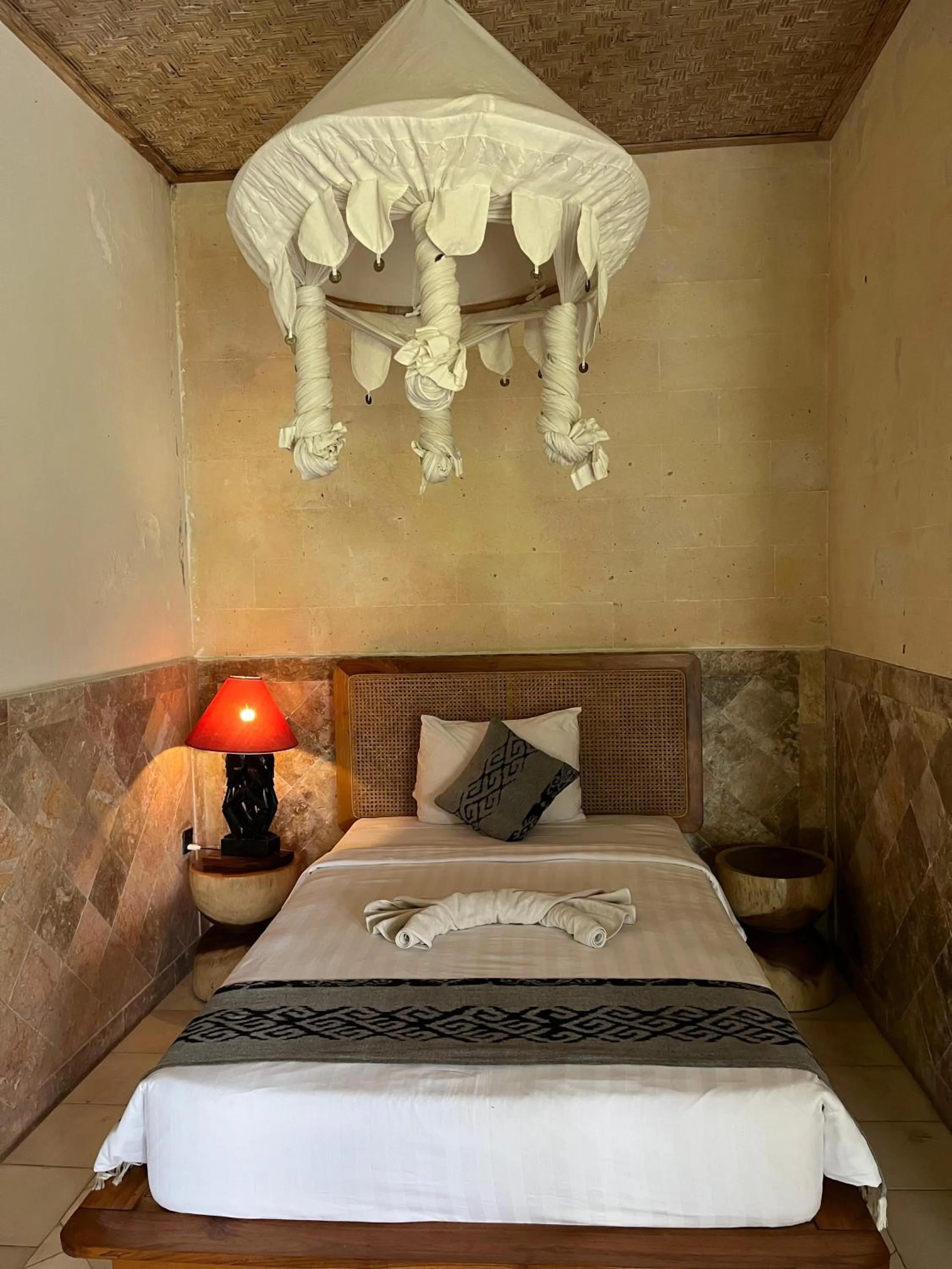 Bed in Abian Ayu Villa