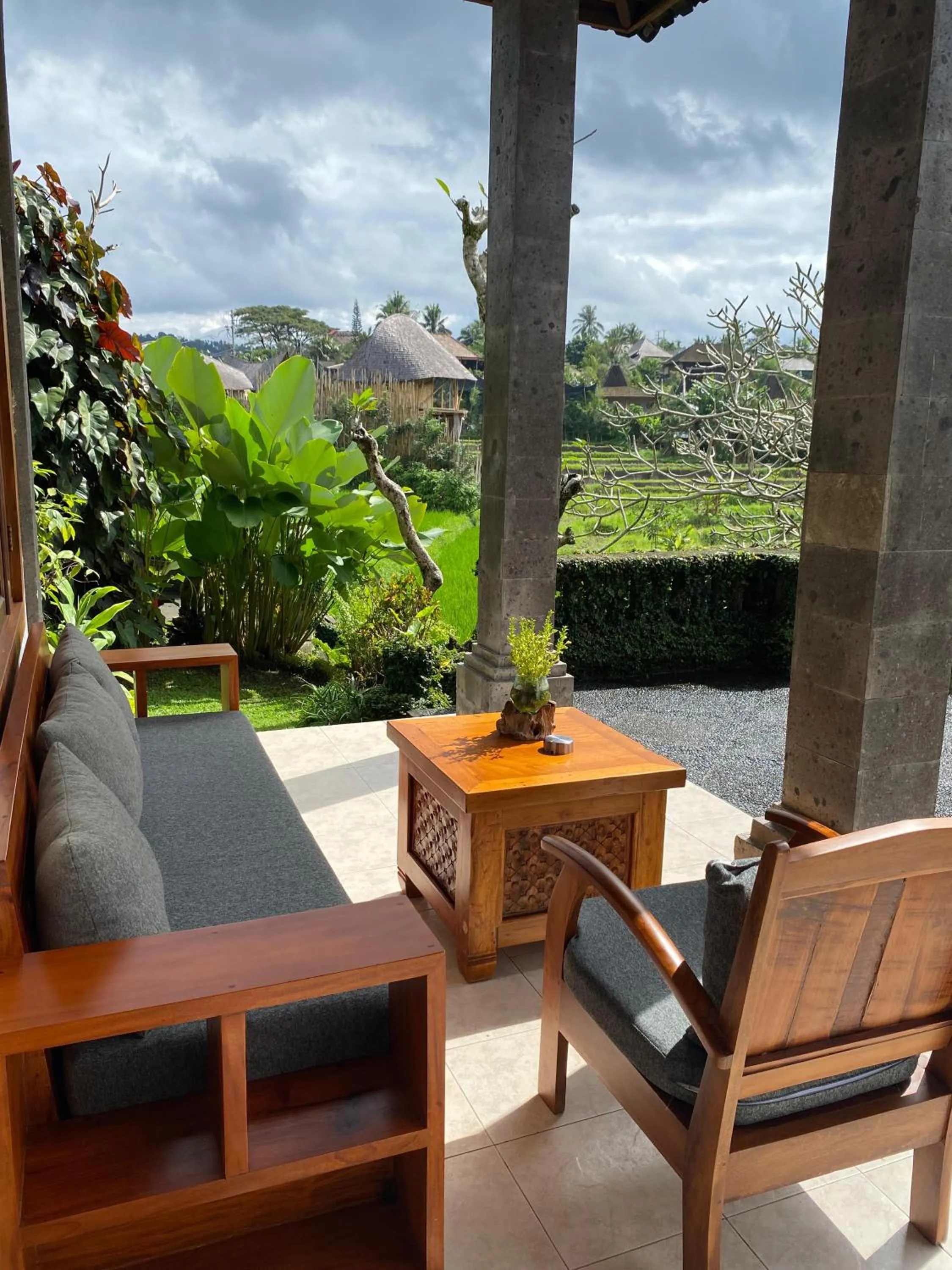 Balcony/Terrace in Abian Ayu Villa