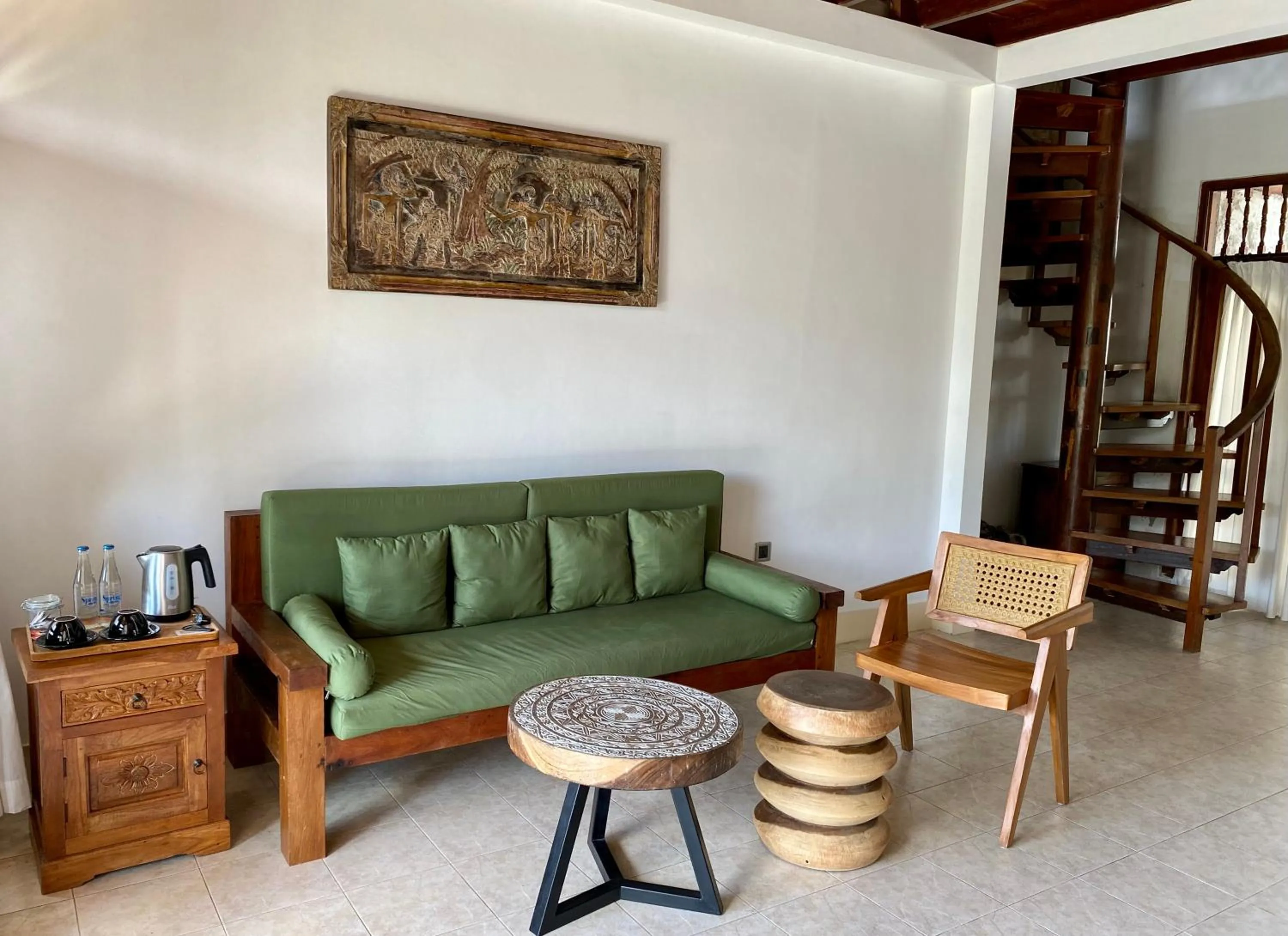 Living room in Abian Ayu Villa