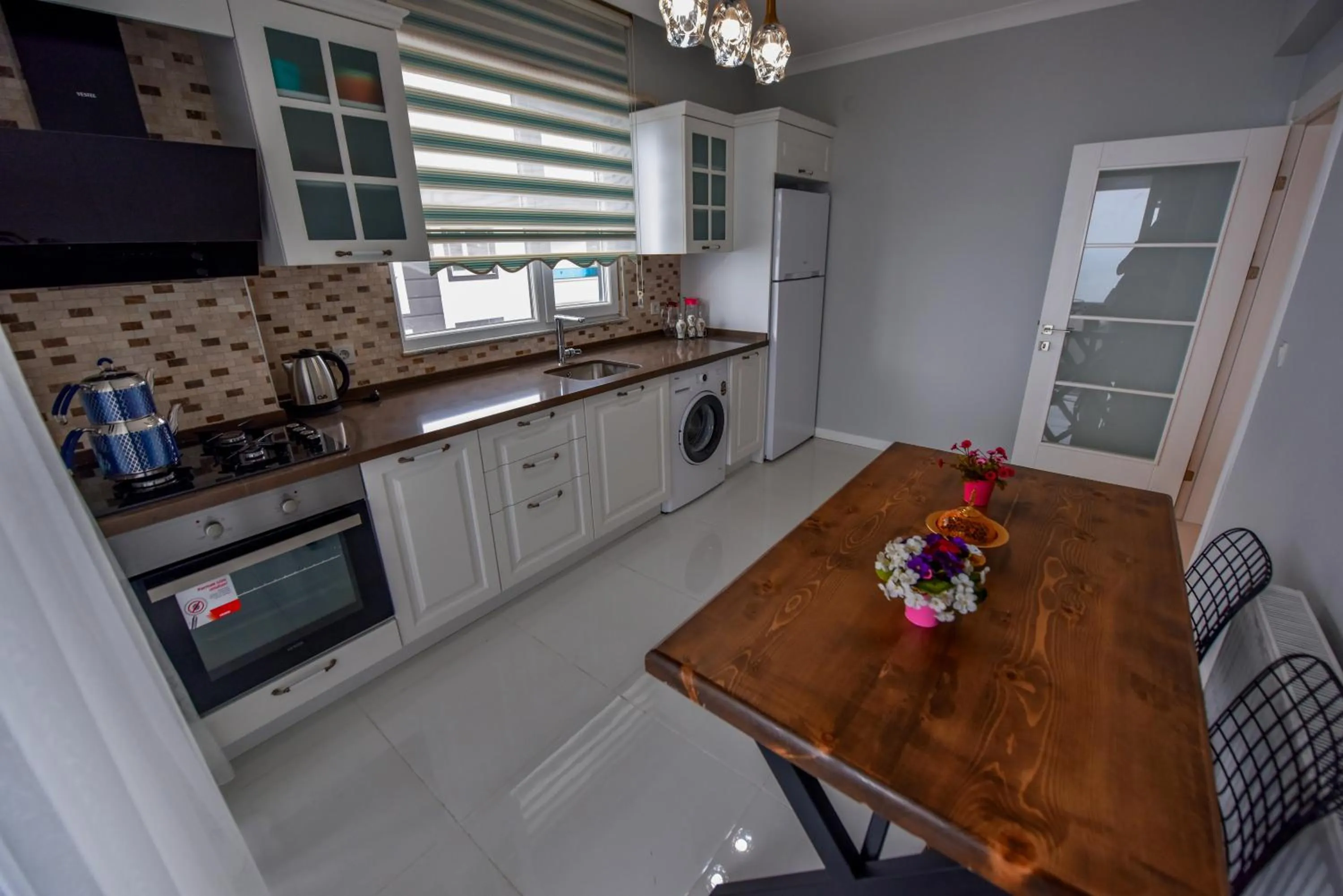 Kitchen or kitchenette in BAHAR RESIDENCE