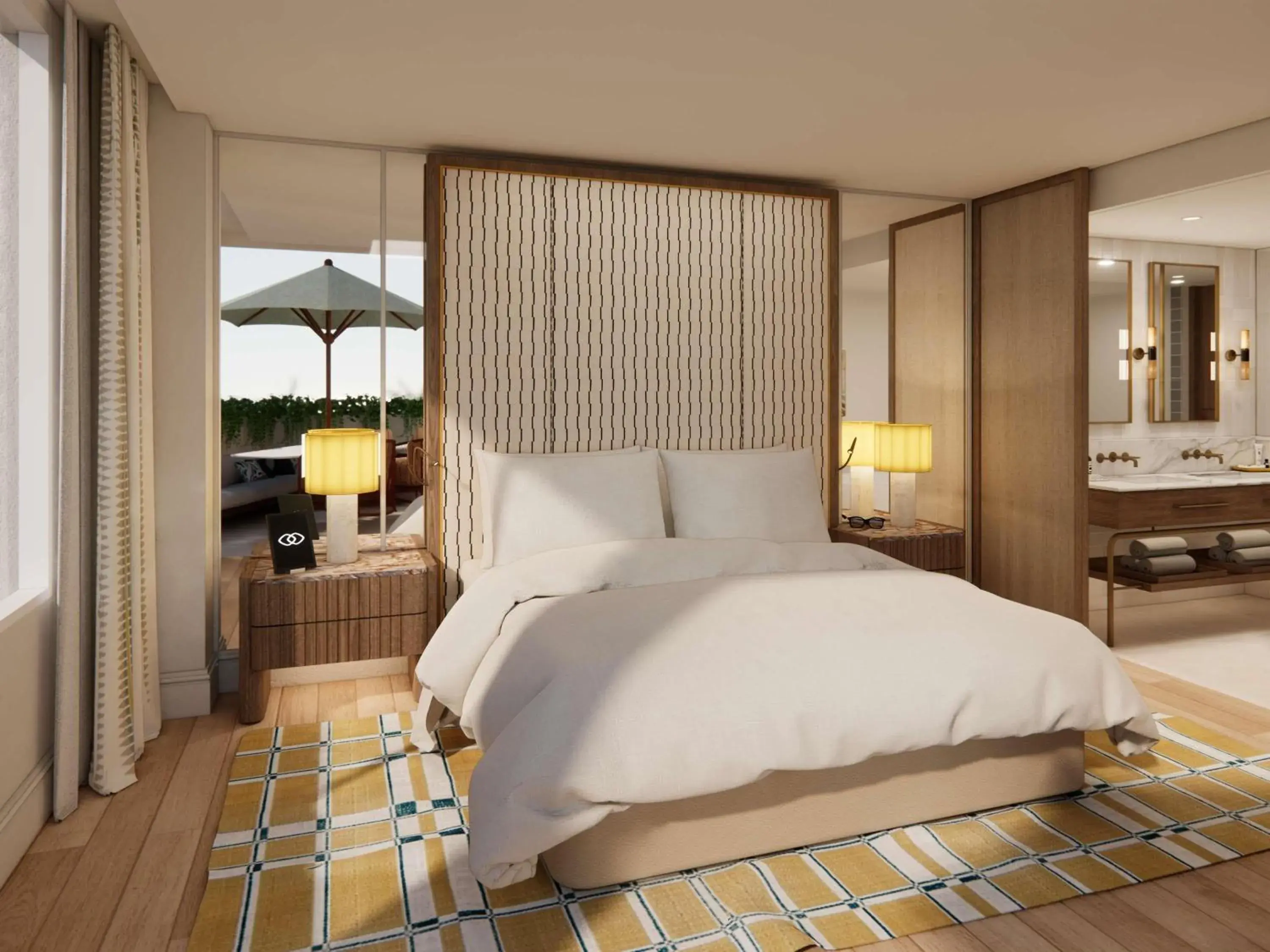 Bedroom, Bed in Sofitel Noosa Pacific Resort Bedroom, Bed in Sofitel Noosa Pacific Resort