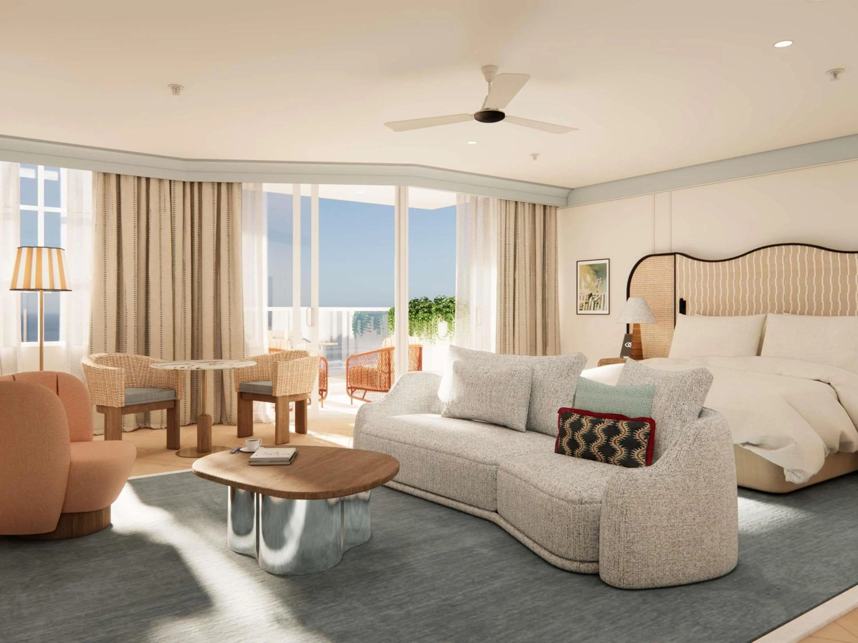 Bedroom in Sofitel Noosa Pacific Resort