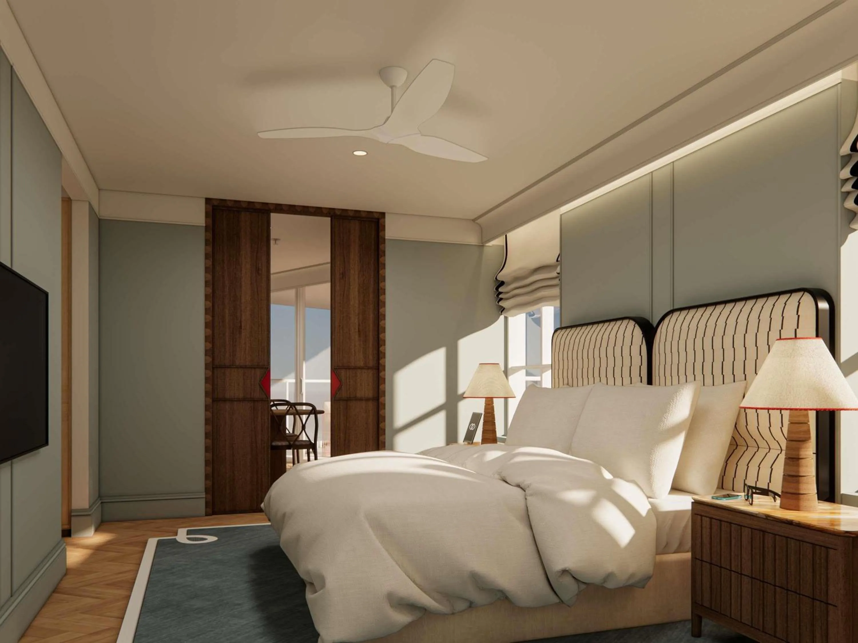 Bedroom, Bed in Sofitel Noosa Pacific Resort