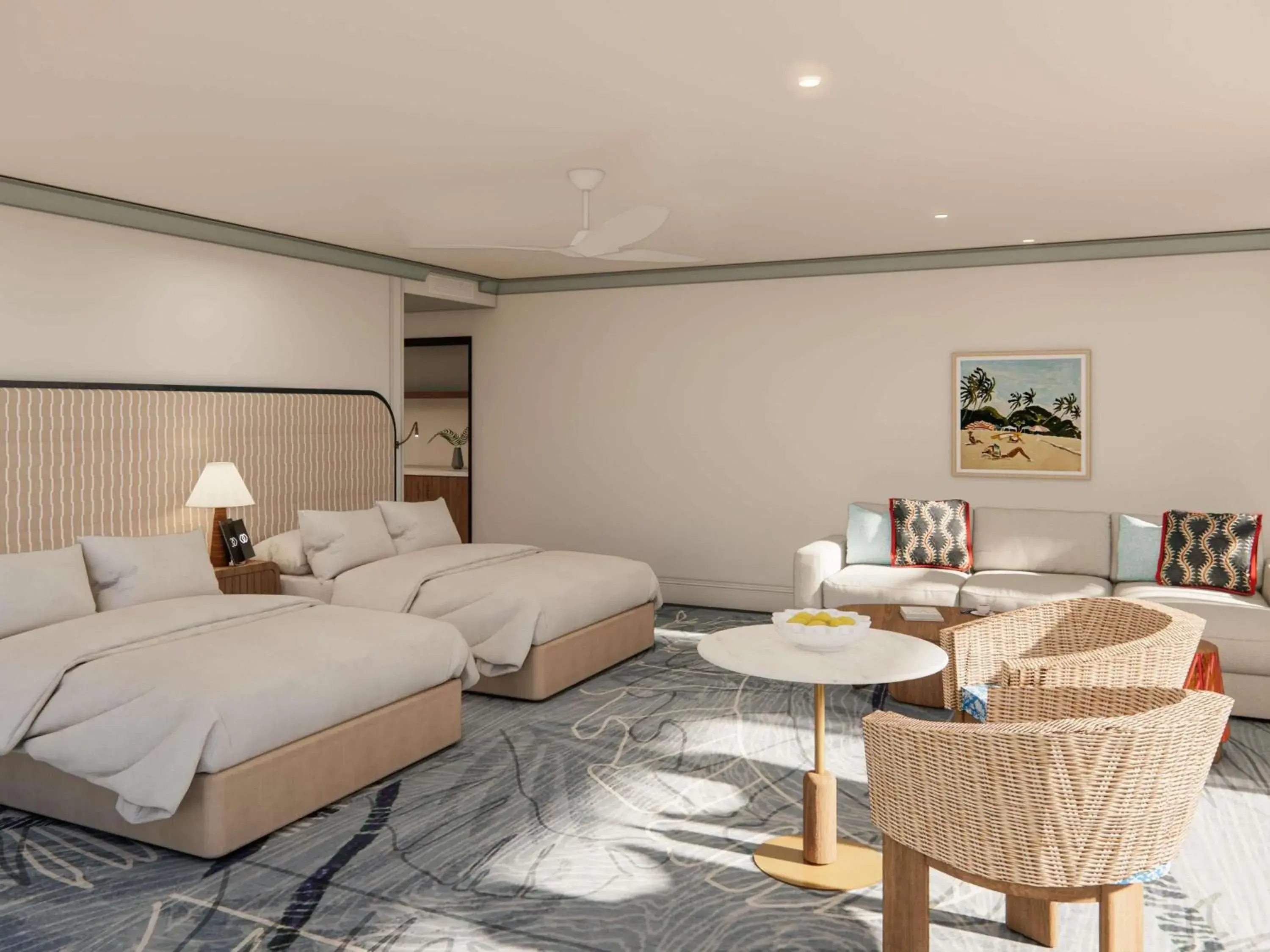 Bedroom, Bed in Sofitel Noosa Pacific Resort Bedroom, Bed in Sofitel Noosa Pacific Resort