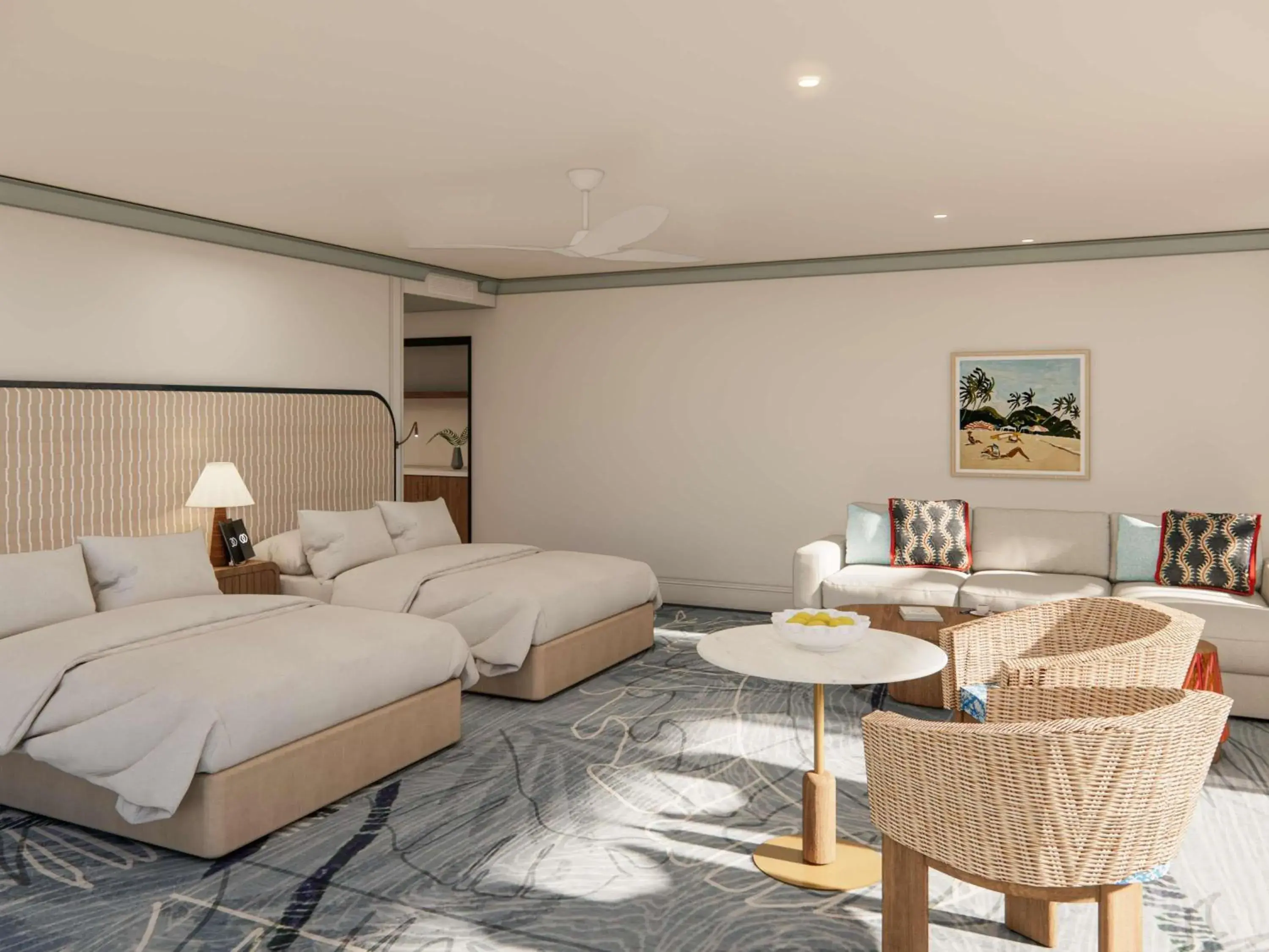 Bedroom, Bed in Sofitel Noosa Pacific Resort Bedroom, Bed in Sofitel Noosa Pacific Resort