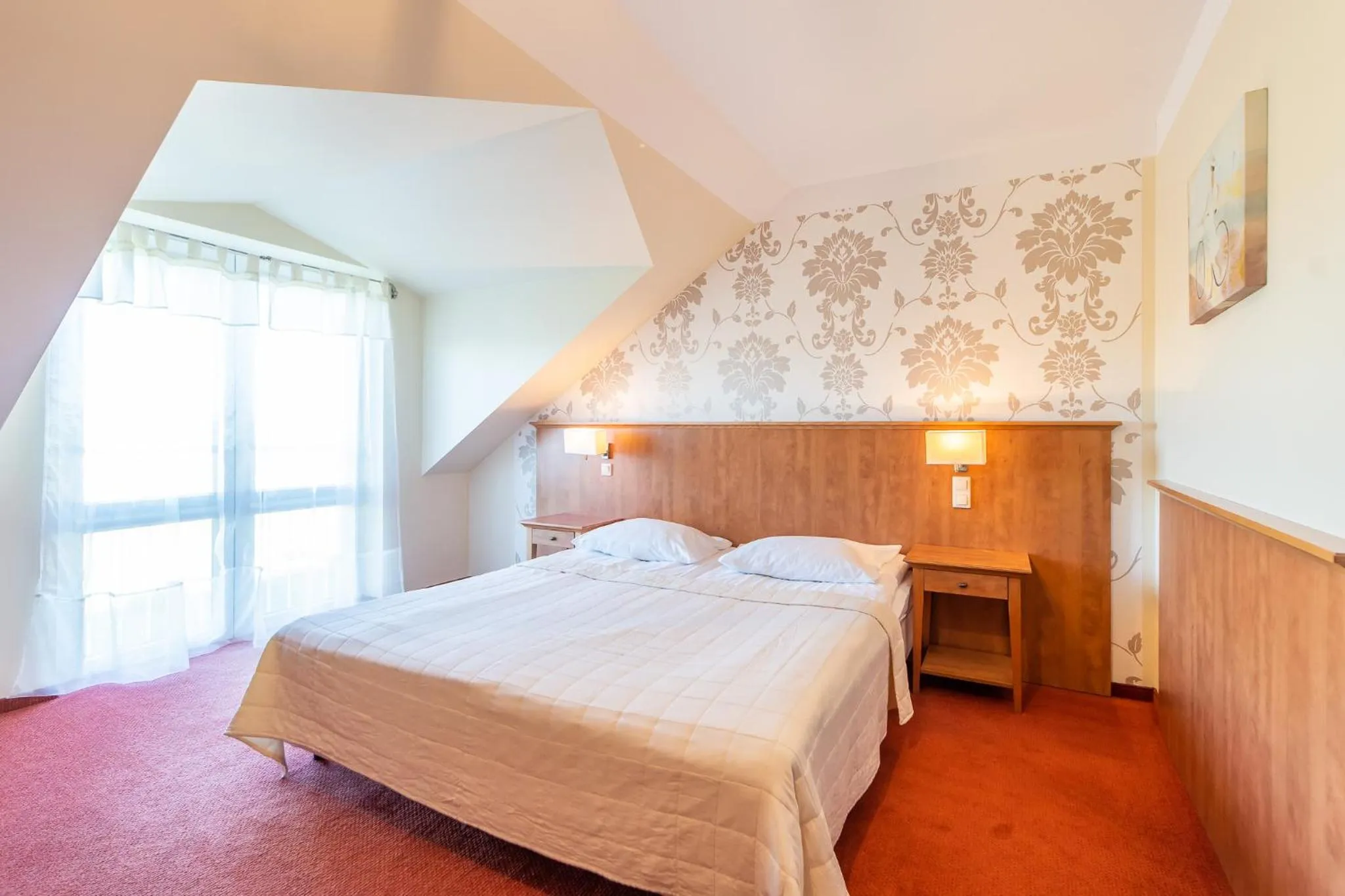 Bed in Pensjonat Zenit