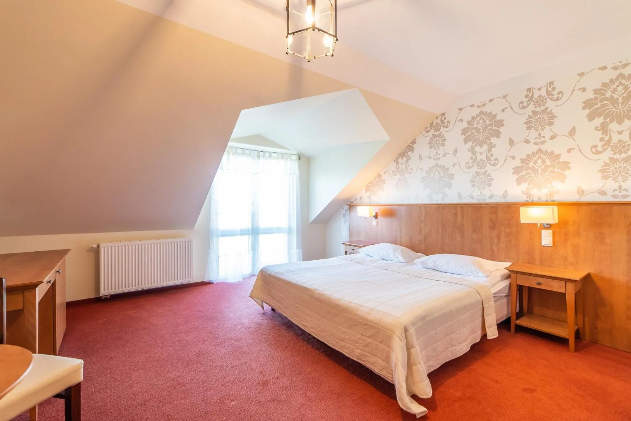 Bed in Pensjonat Zenit