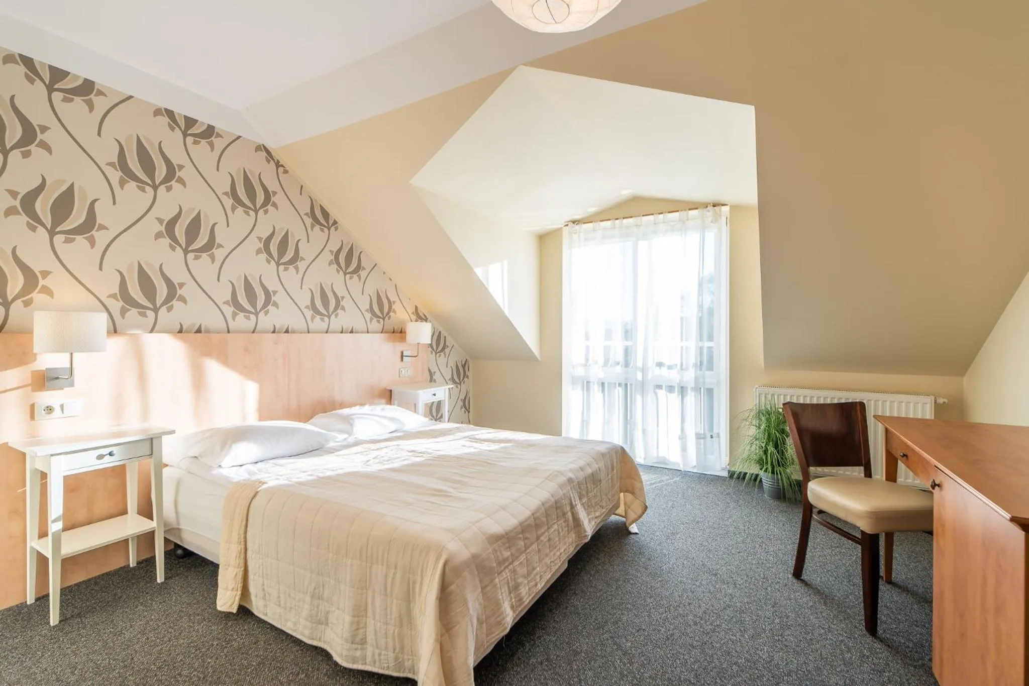 Bed in Pensjonat Zenit