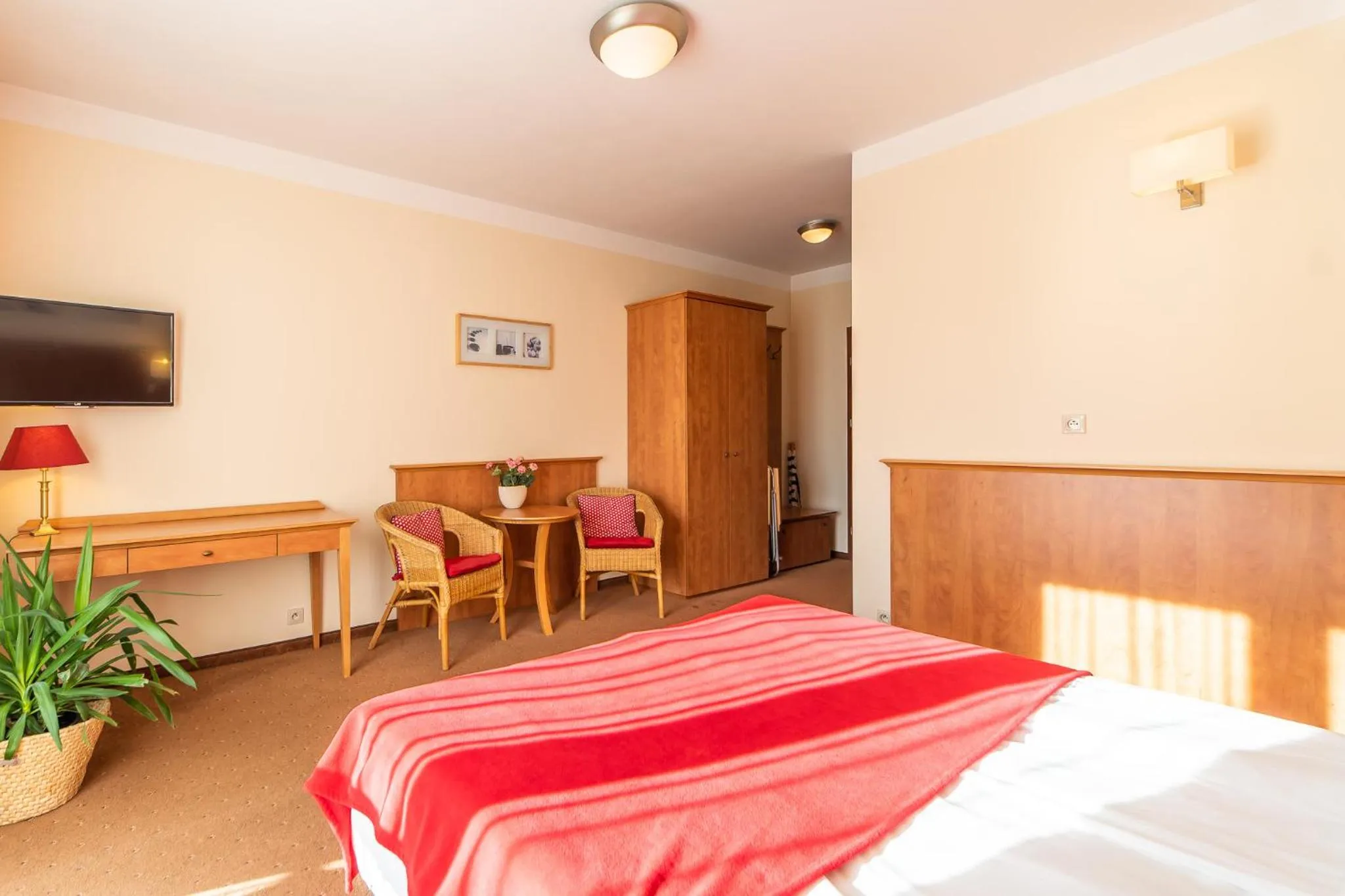 Bed in Pensjonat Zenit