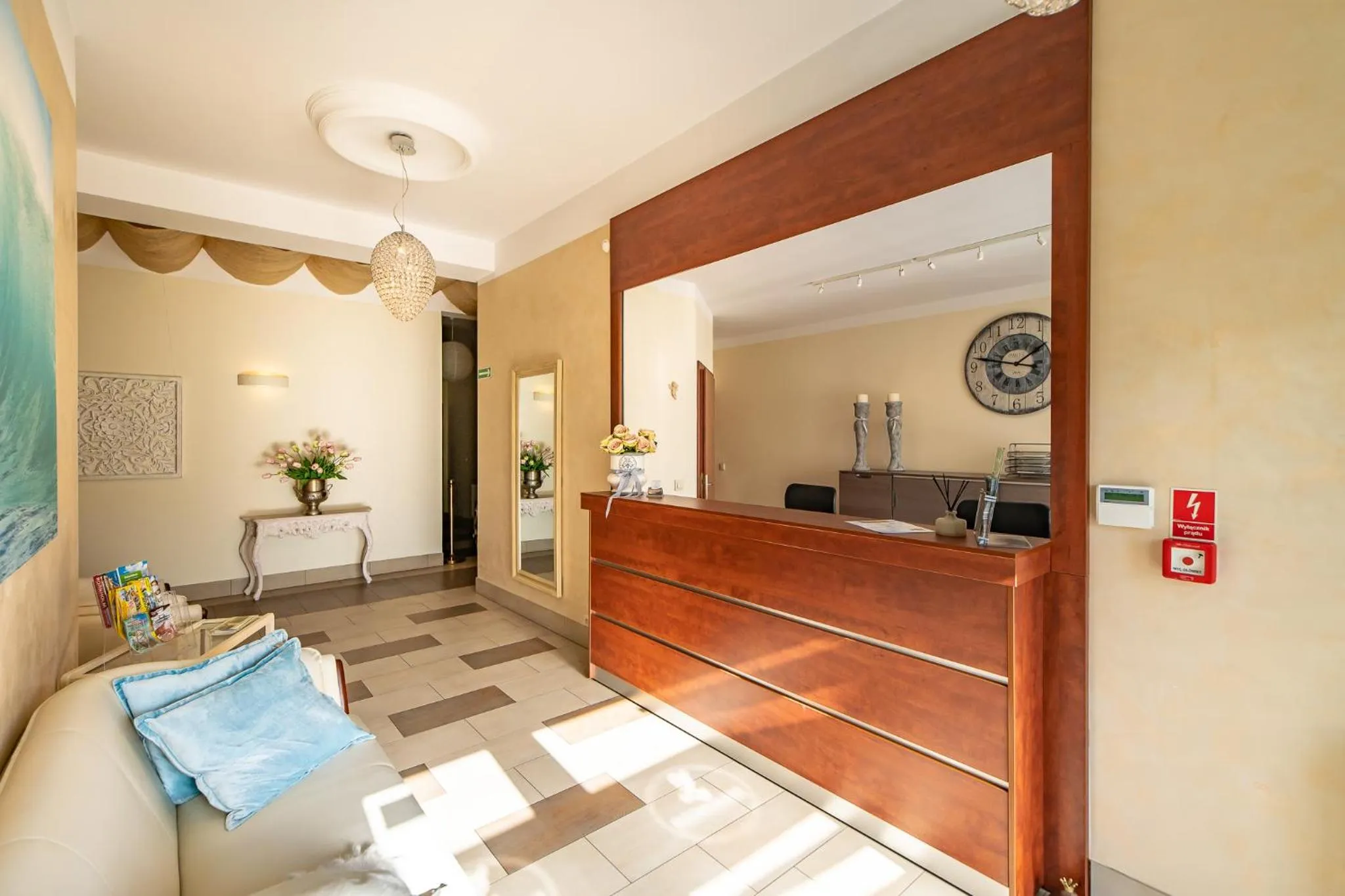 Lobby or reception in Pensjonat Zenit