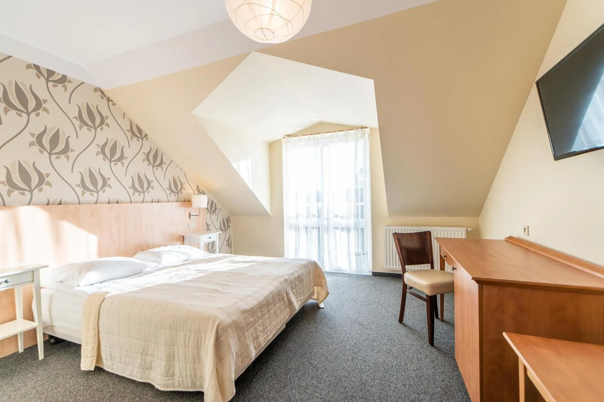 Bed in Pensjonat Zenit