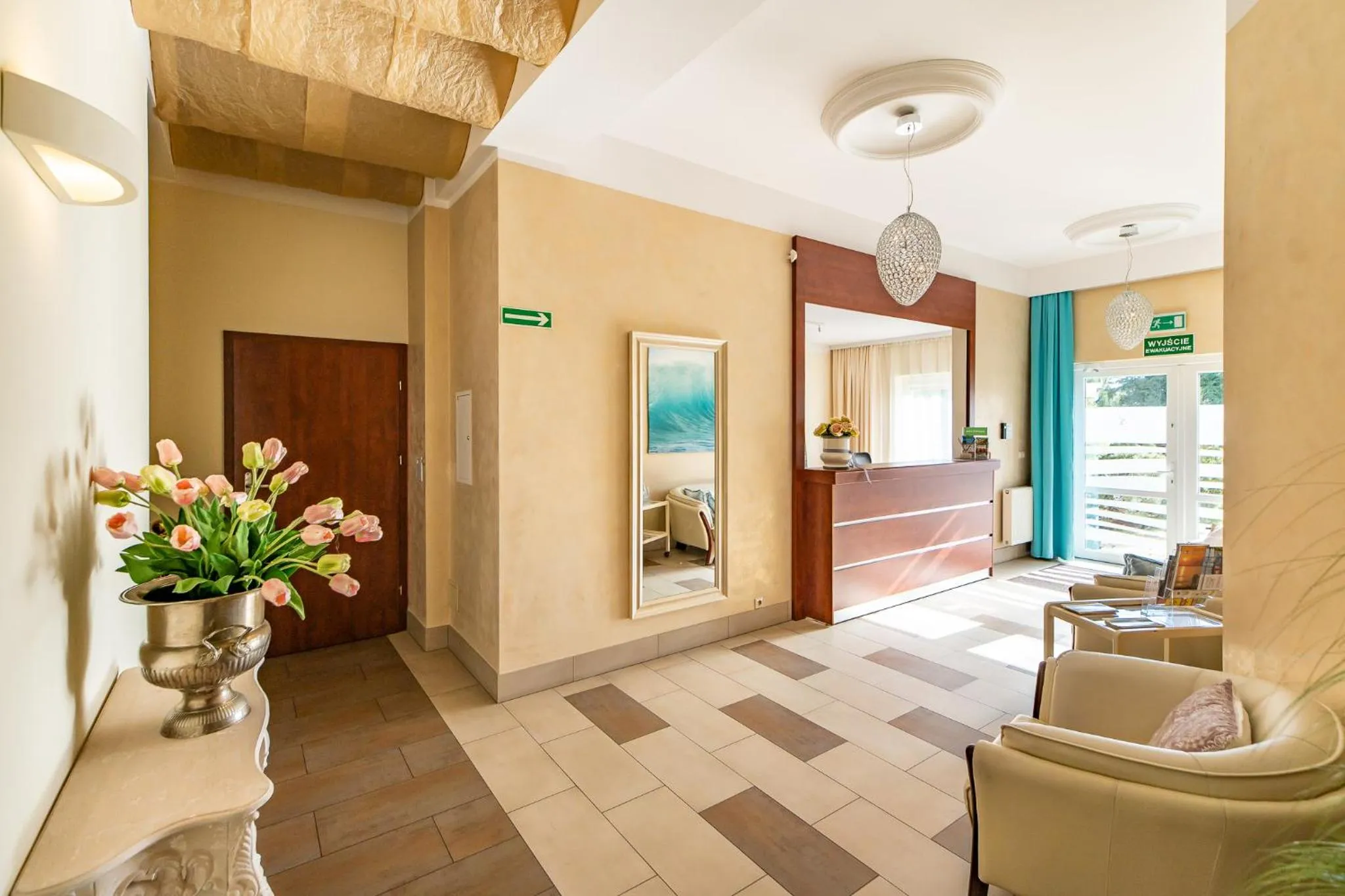 Lobby or reception in Pensjonat Zenit