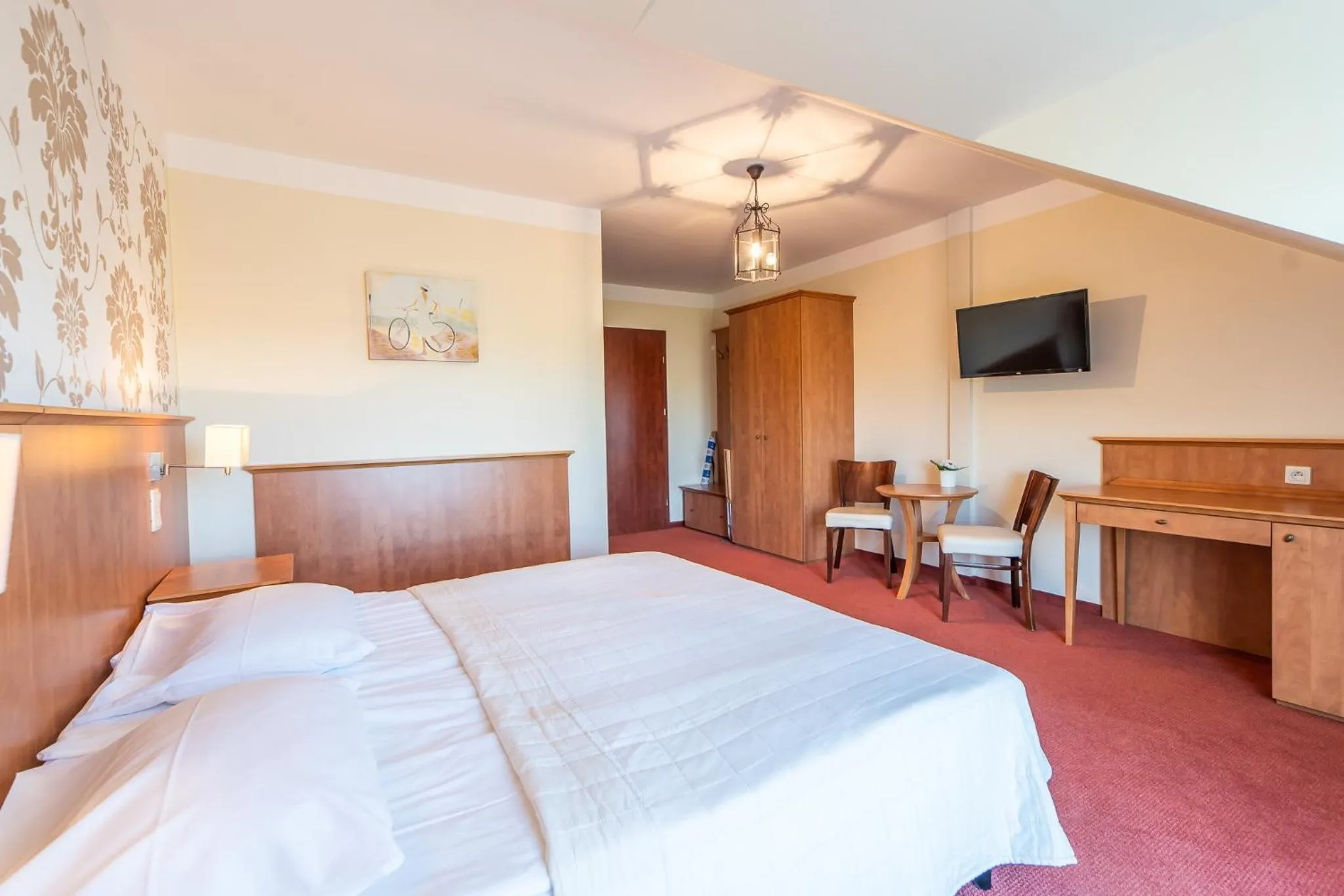 Bed in Pensjonat Zenit