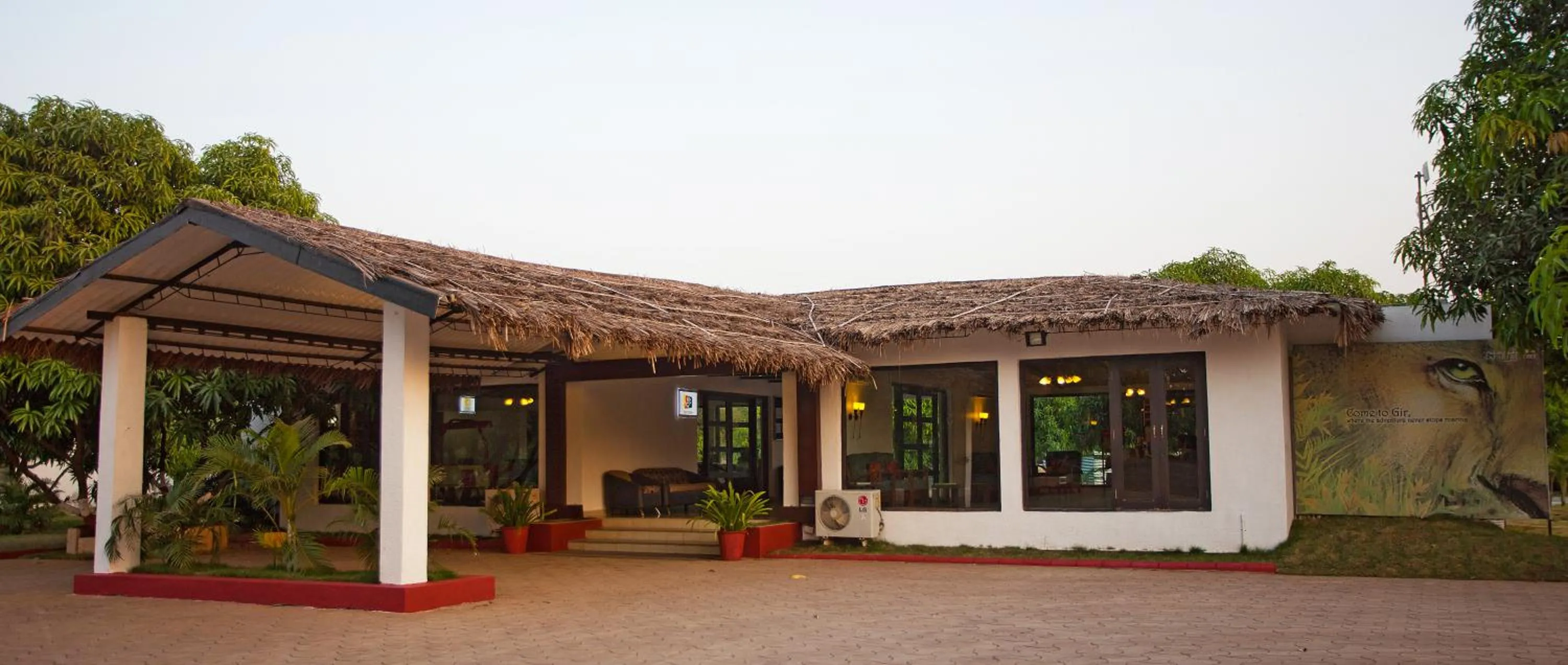Facade/entrance in Club Mahindra Sasan Gir