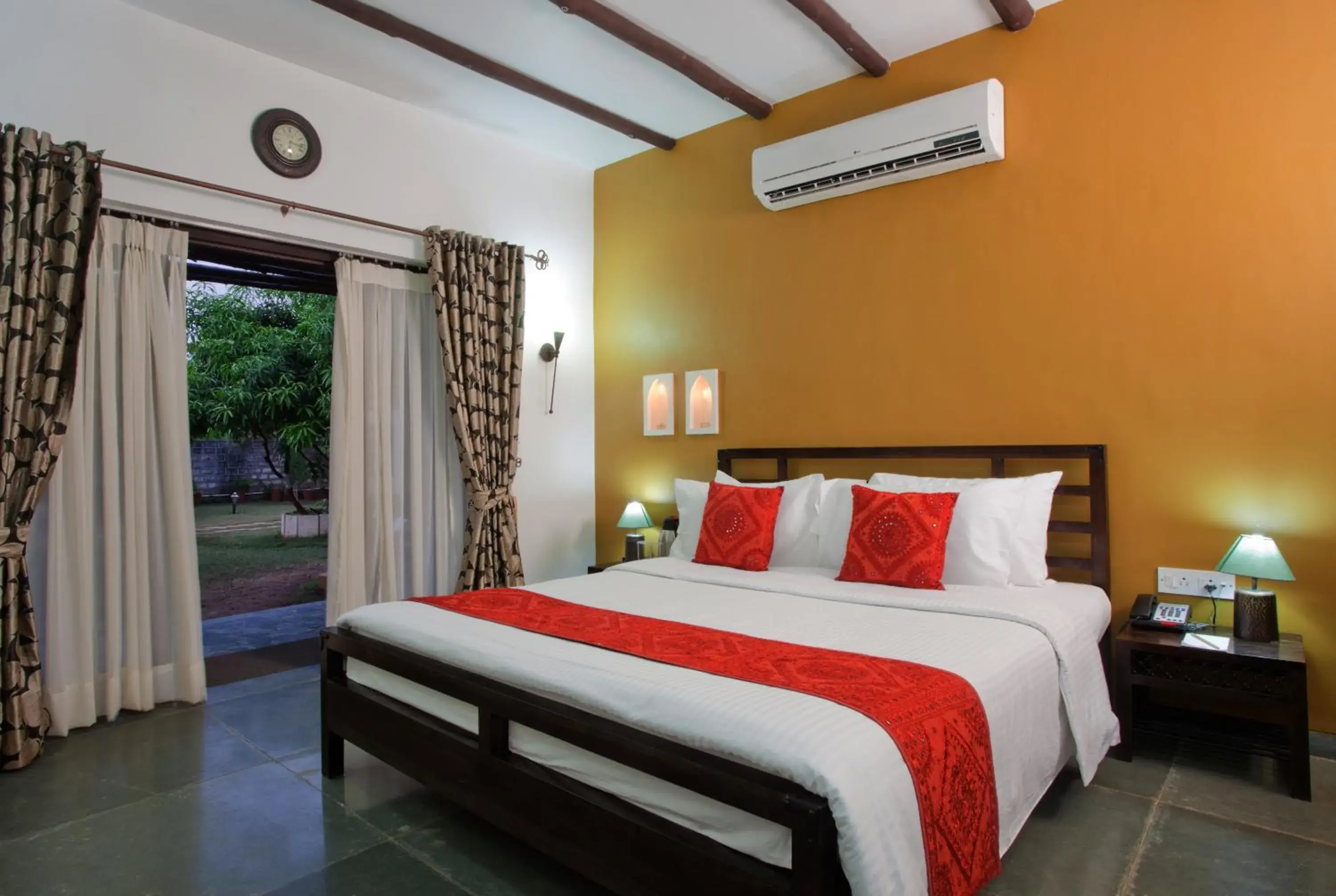 Bed in Club Mahindra Sasan Gir Bed in Club Mahindra Sasan Gir