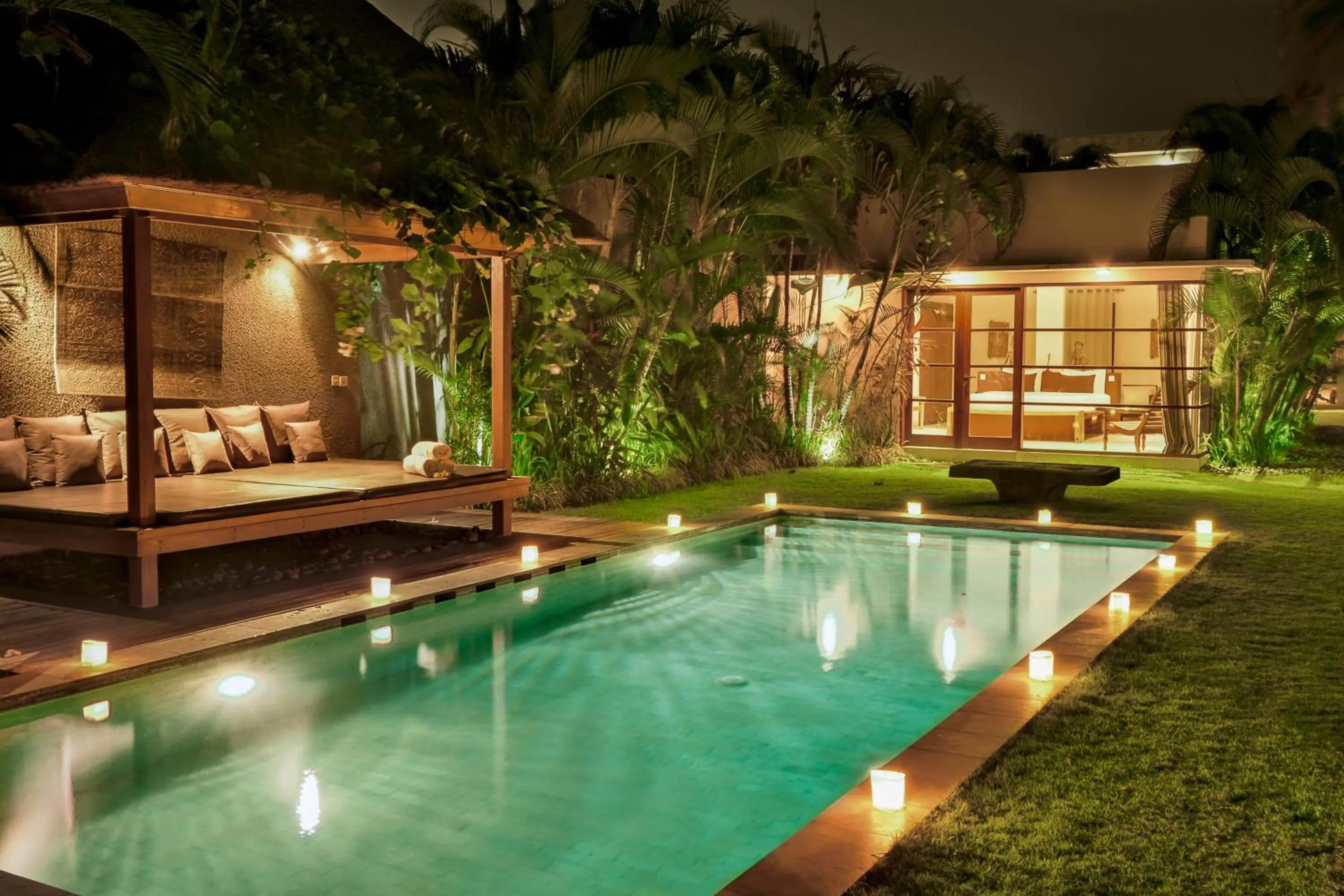 Patio in Villa Chocolat Seminyak