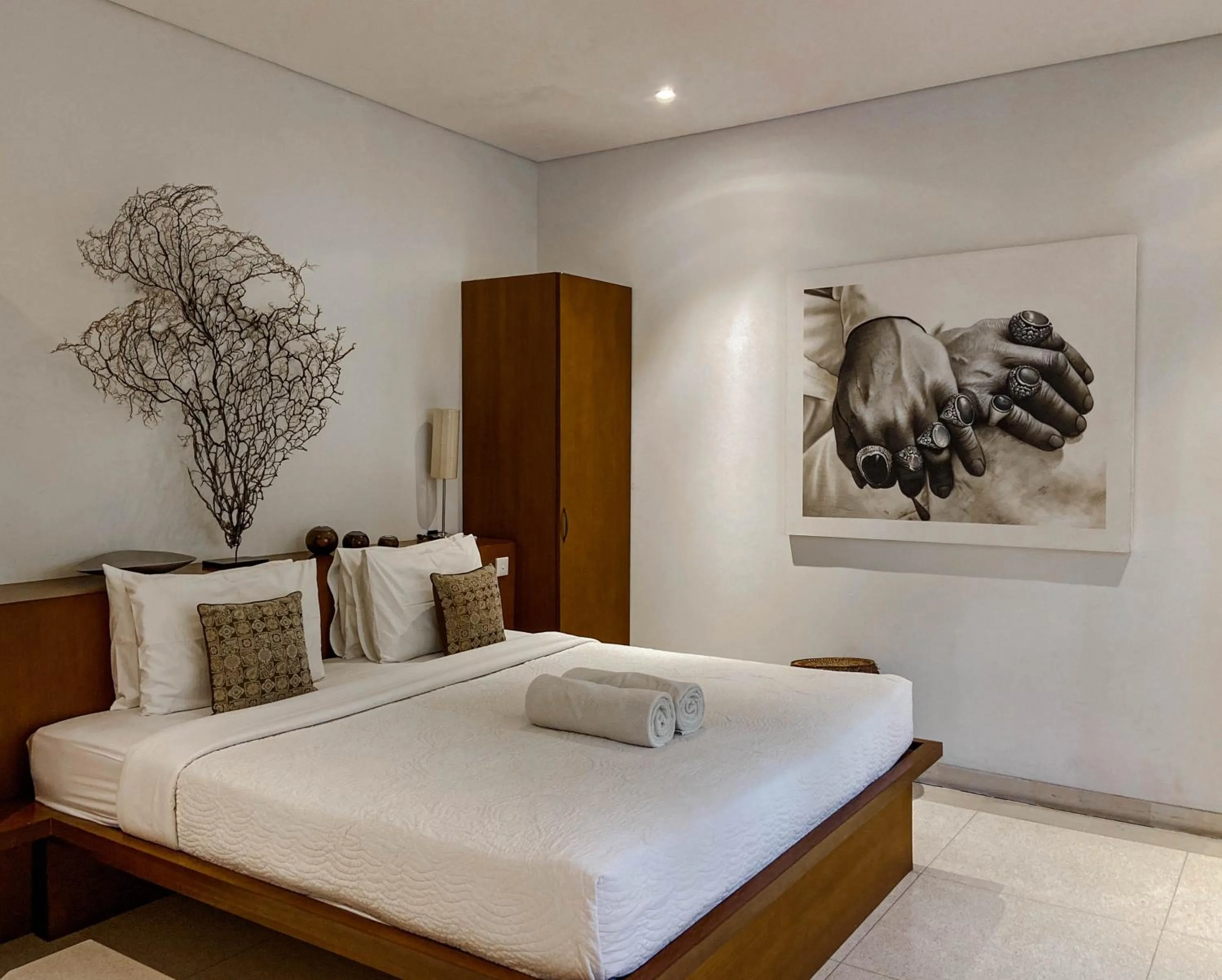 Bed in Villa Chocolat Seminyak