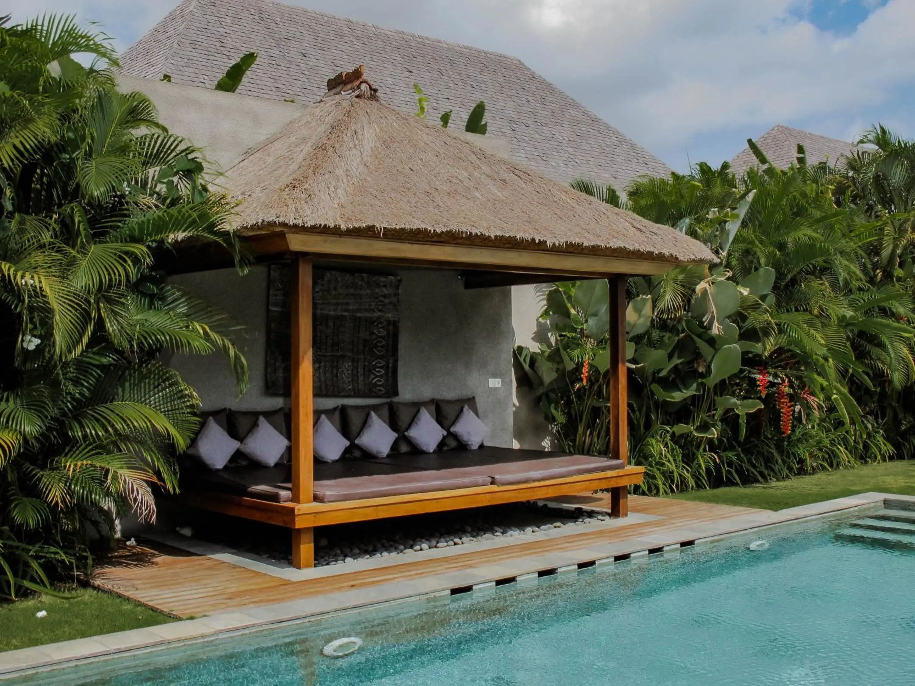 Pool view in Villa Chocolat Seminyak Pool view in Villa Chocolat Seminyak