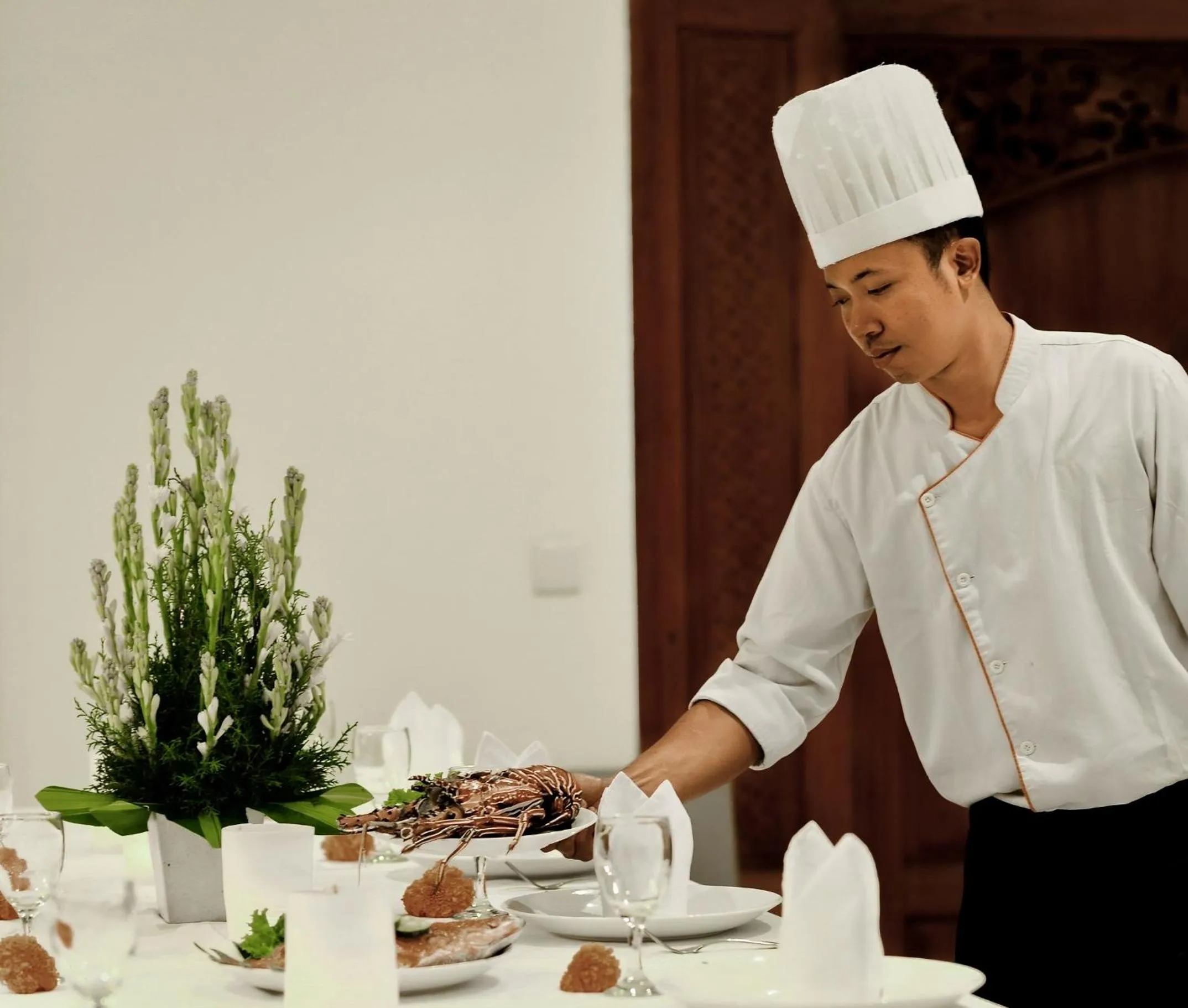 room service in Villa Chocolat Seminyak