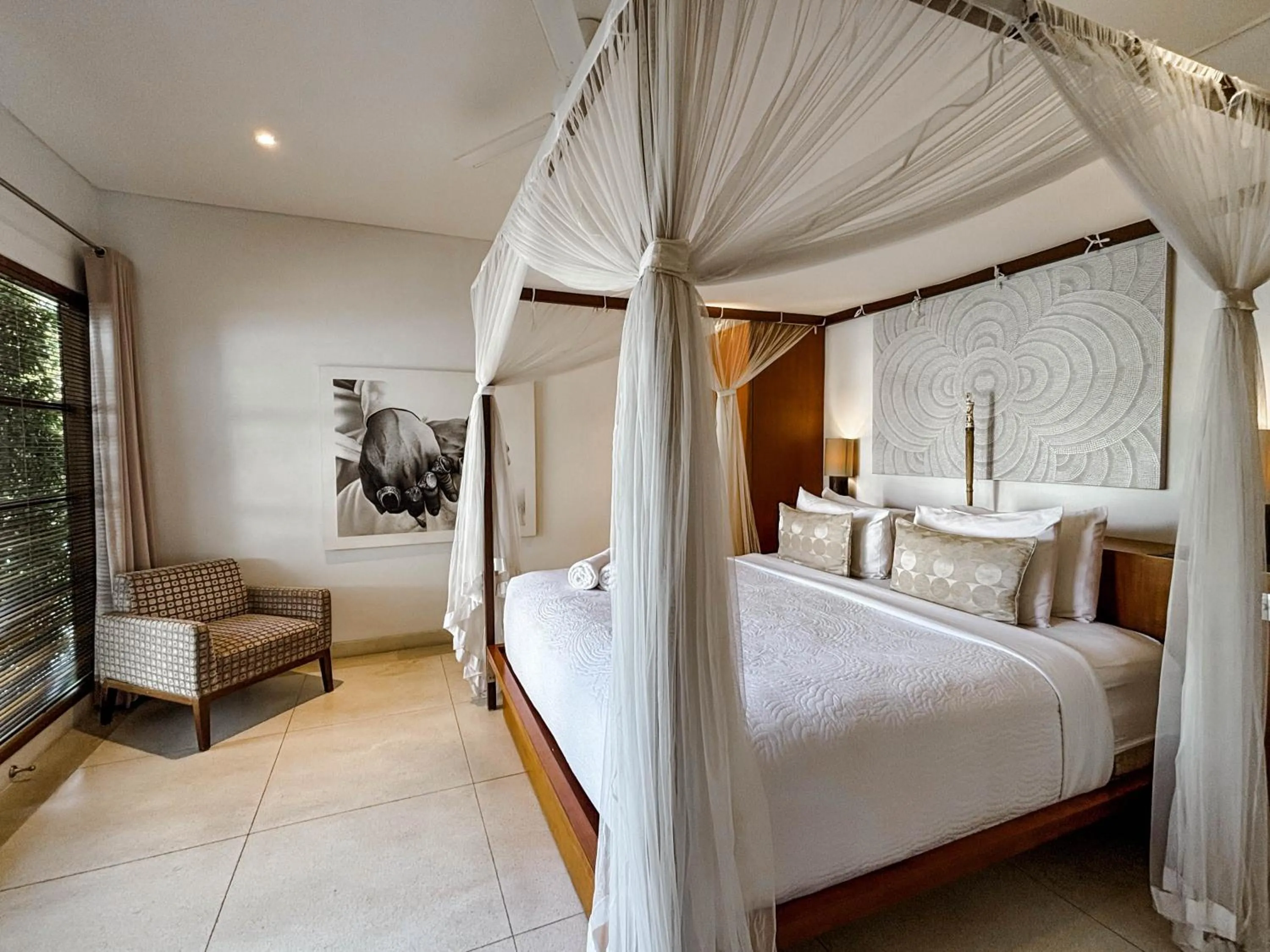 Bed in Villa Chocolat Seminyak